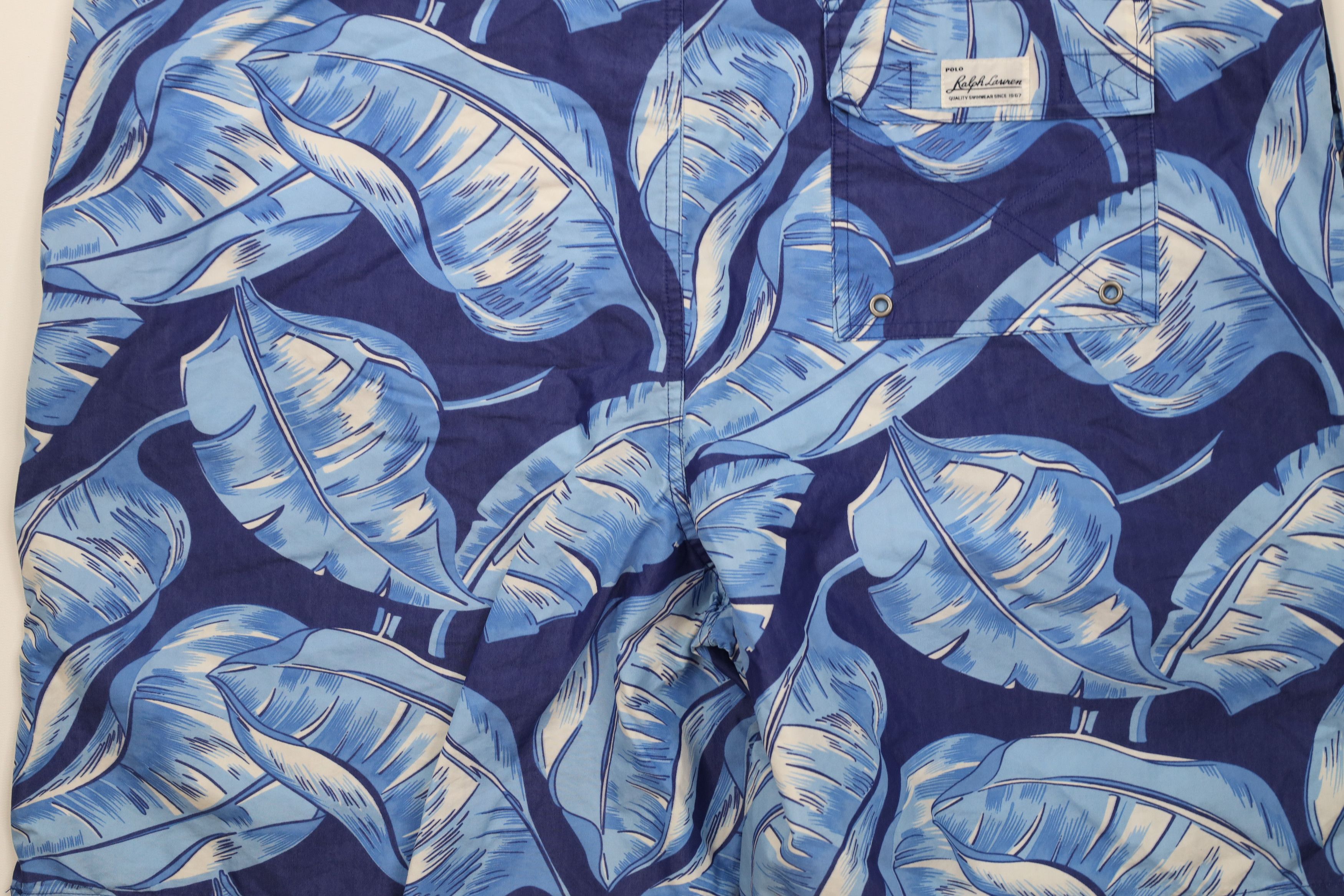 Ralph Lauren Vintage 90s Polo Sport Ralph Lauren Palm Leaf Lined Shorts Size US 38 / EU 54 - 9 Thumbnail