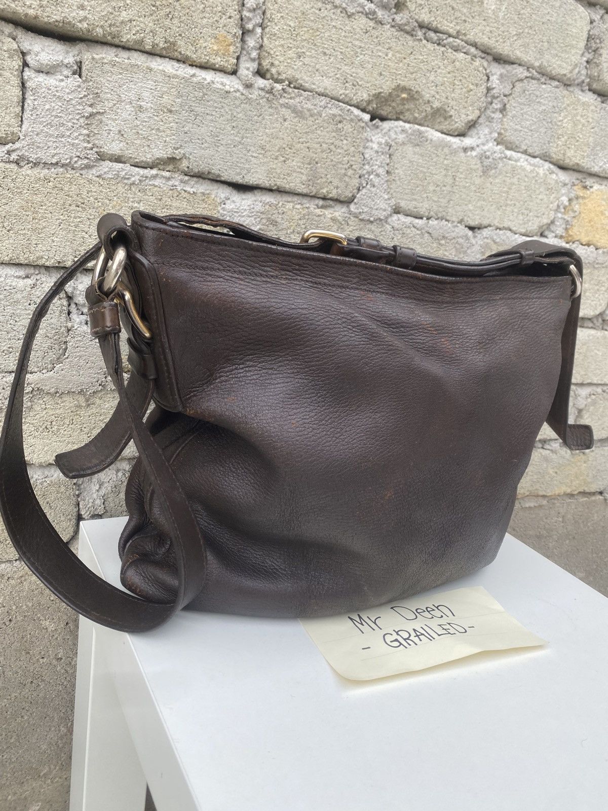Prada Rare PRADA Leather Cross Body Bag Size ONE SIZE - 7 Thumbnail