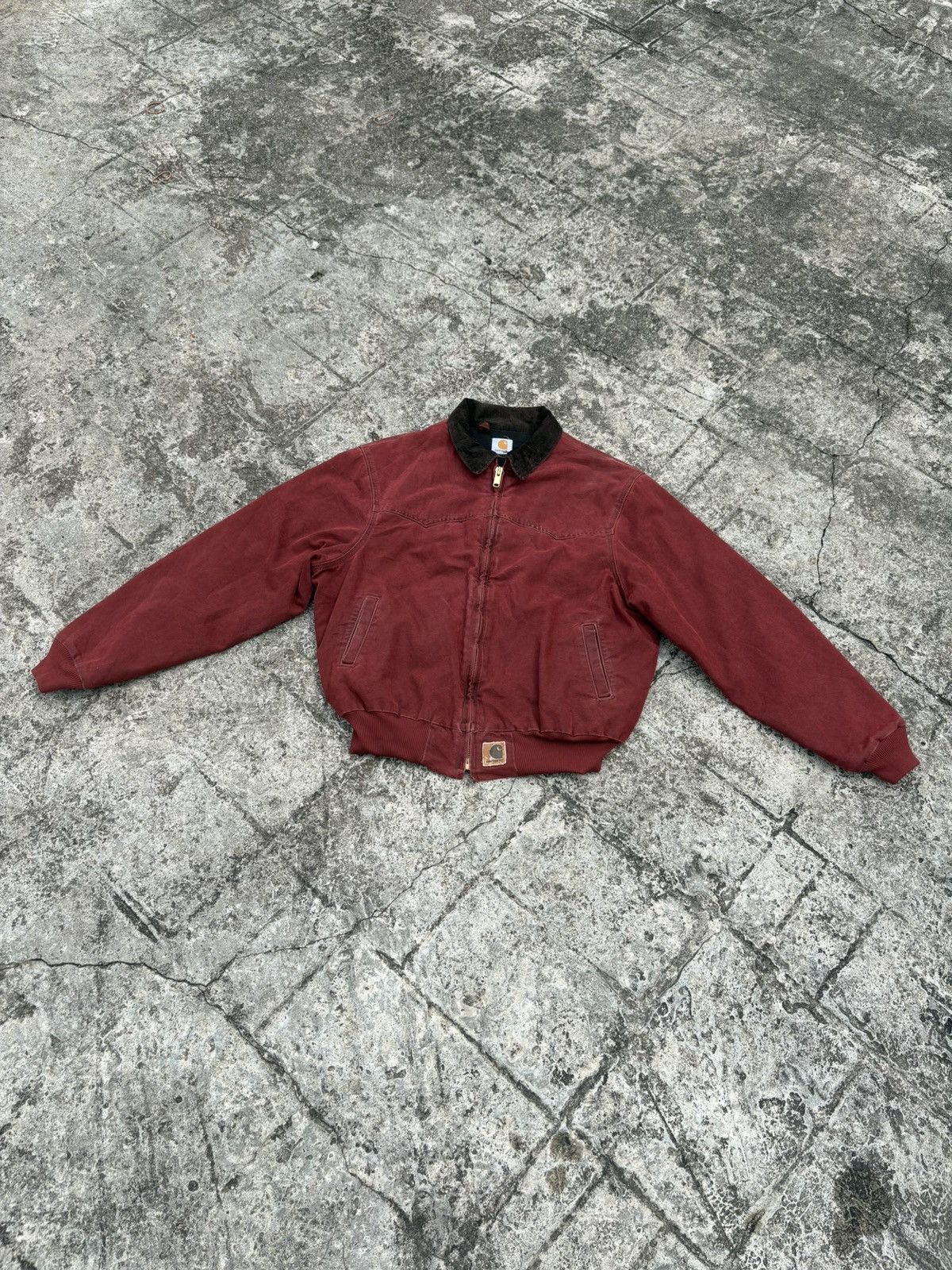 Carhartt Vintage J14CRI Carhartt Santa Fe Jacket (Crimson) Size US L / EU 52-54 / 3 - 4 Thumbnail
