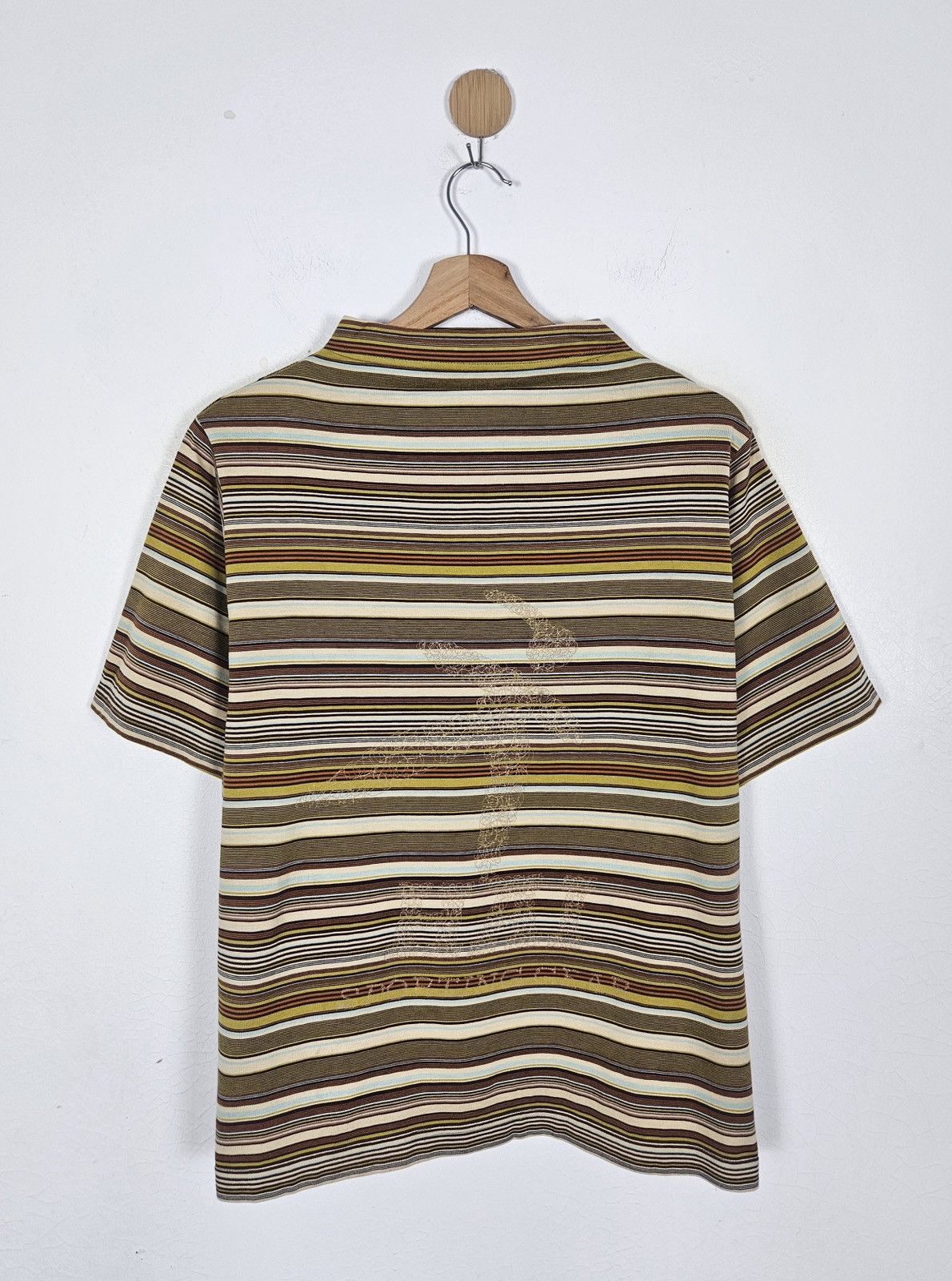Hai Sporting Gear Hai Sporting Gear turtleneck stripe tee shirt Size US M / EU 48-50 / 2 - 1 Thumbnail