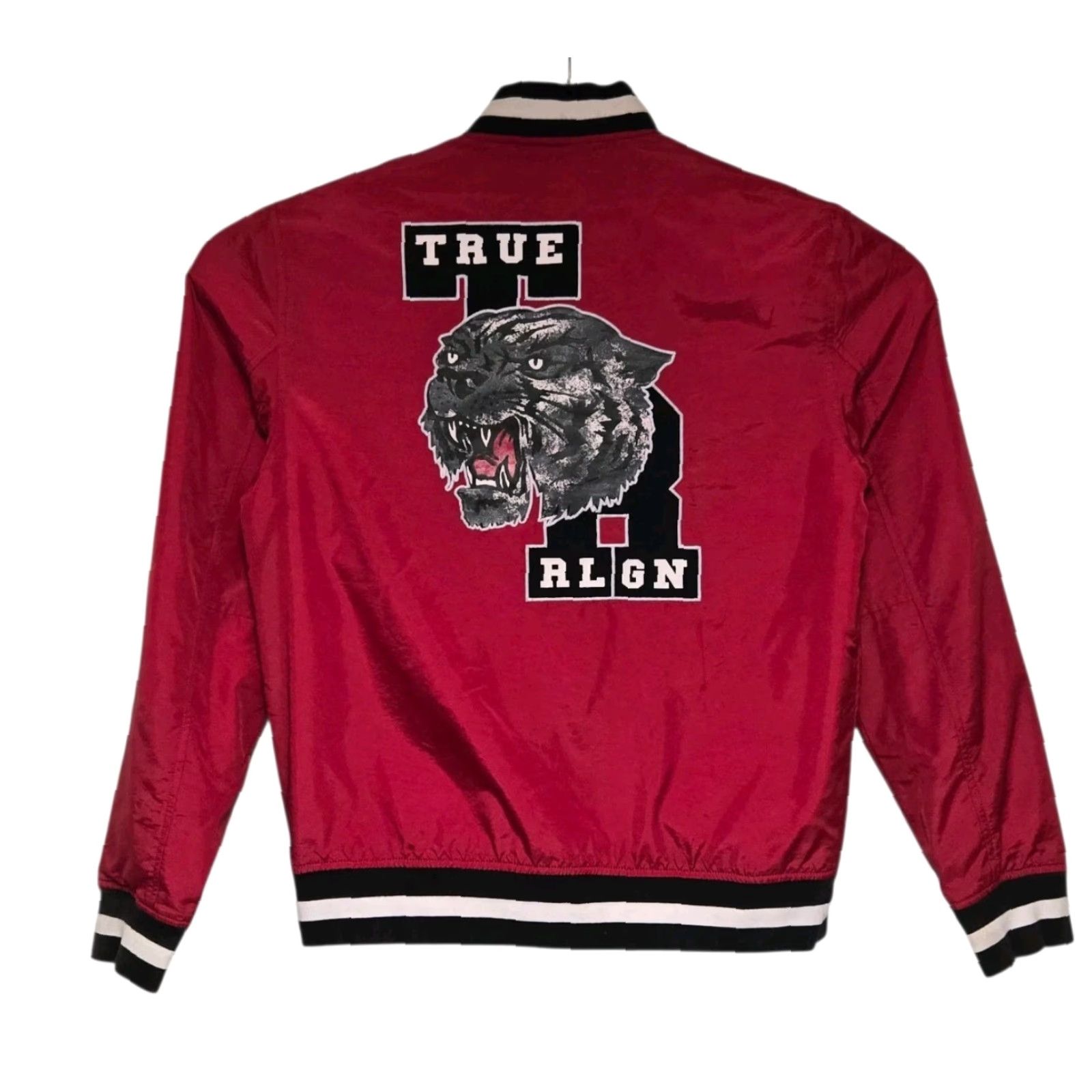 True Religion VINTAGE True Religion Bomber Snap Button Jacket Black Red M Men Shirt? Size US M / EU 48-50 / 2 - 2 Thumbnail