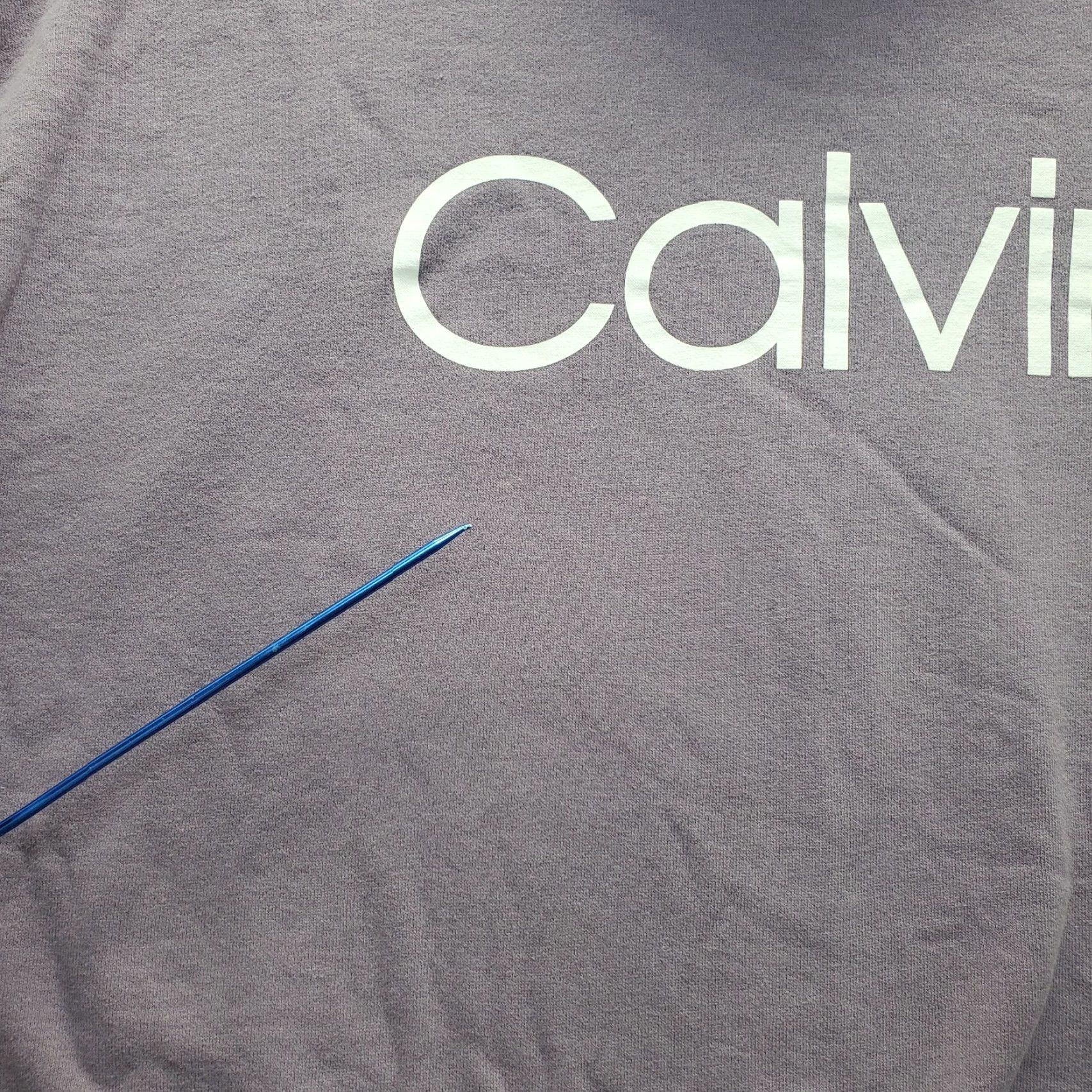 Calvin Klein Calvin Klein Womens Sweatshirt M Purple Fleece Lined Cowl Neck Pullover Long Sleeve Logo Casual Activewear Shirt Size M / US 6-8 / IT 42-44 - 5 Thumbnail