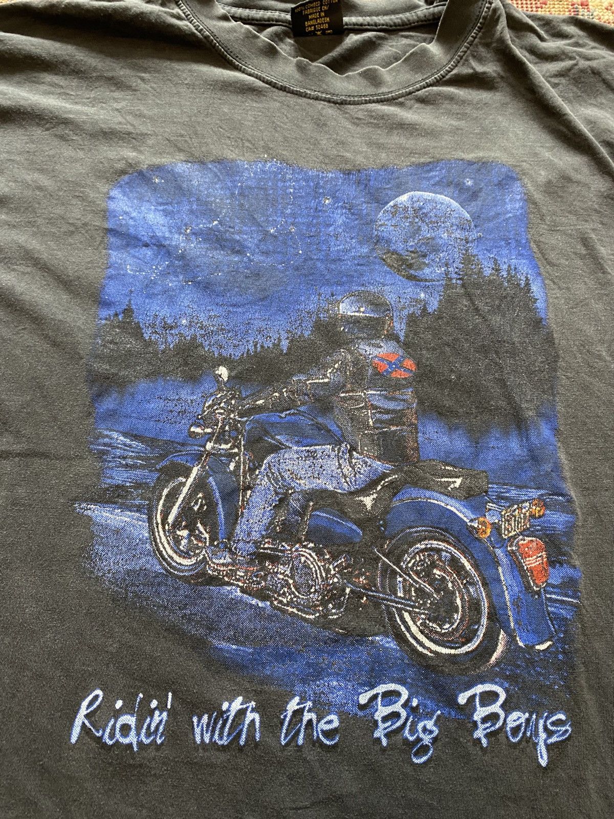 Vintage Vintage biker t shirt Graphic Fade 90s Size US L / EU 52-54 / 3 - 2 Thumbnail