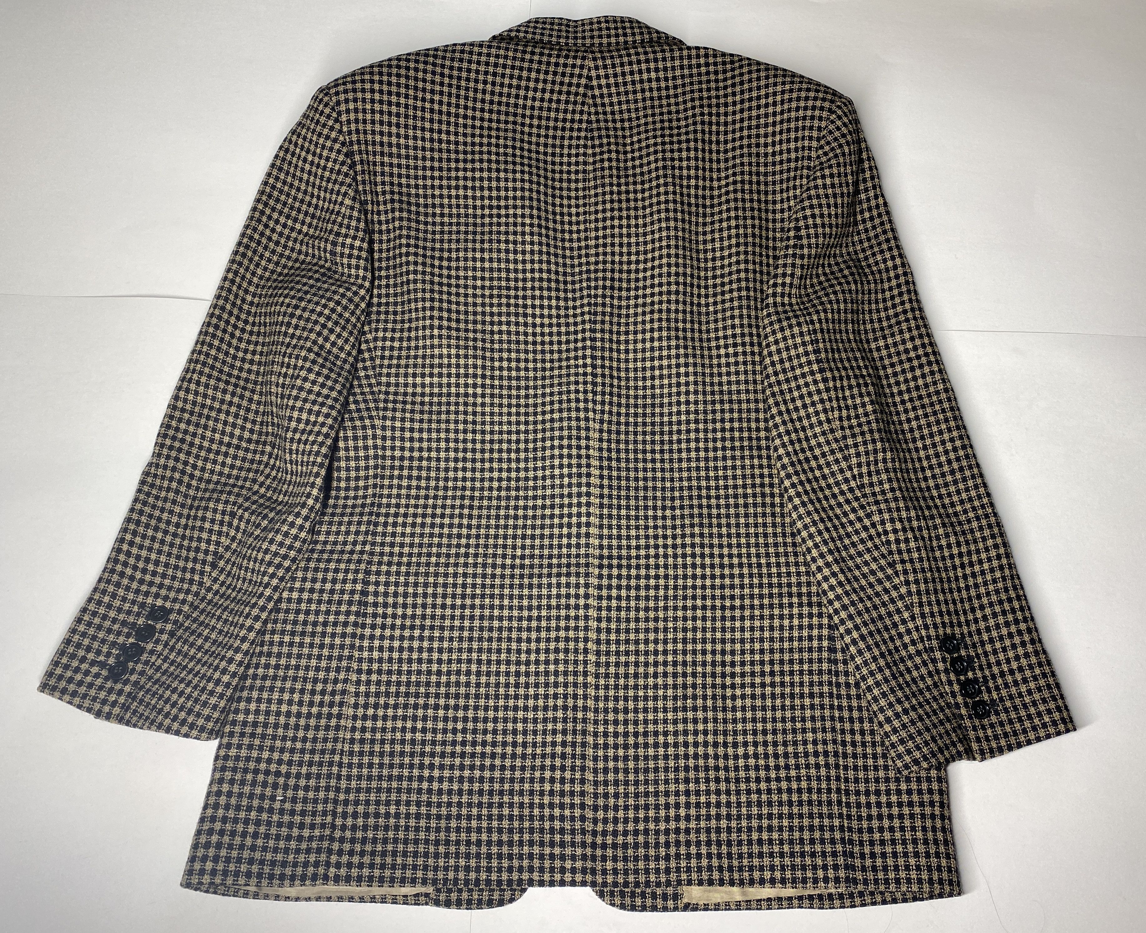 Vintage Vintage Checkered Jacket Chest 43" Sport Coat Plaid Jacket Size US L / EU 52-54 / 3 - 2 Thumbnail