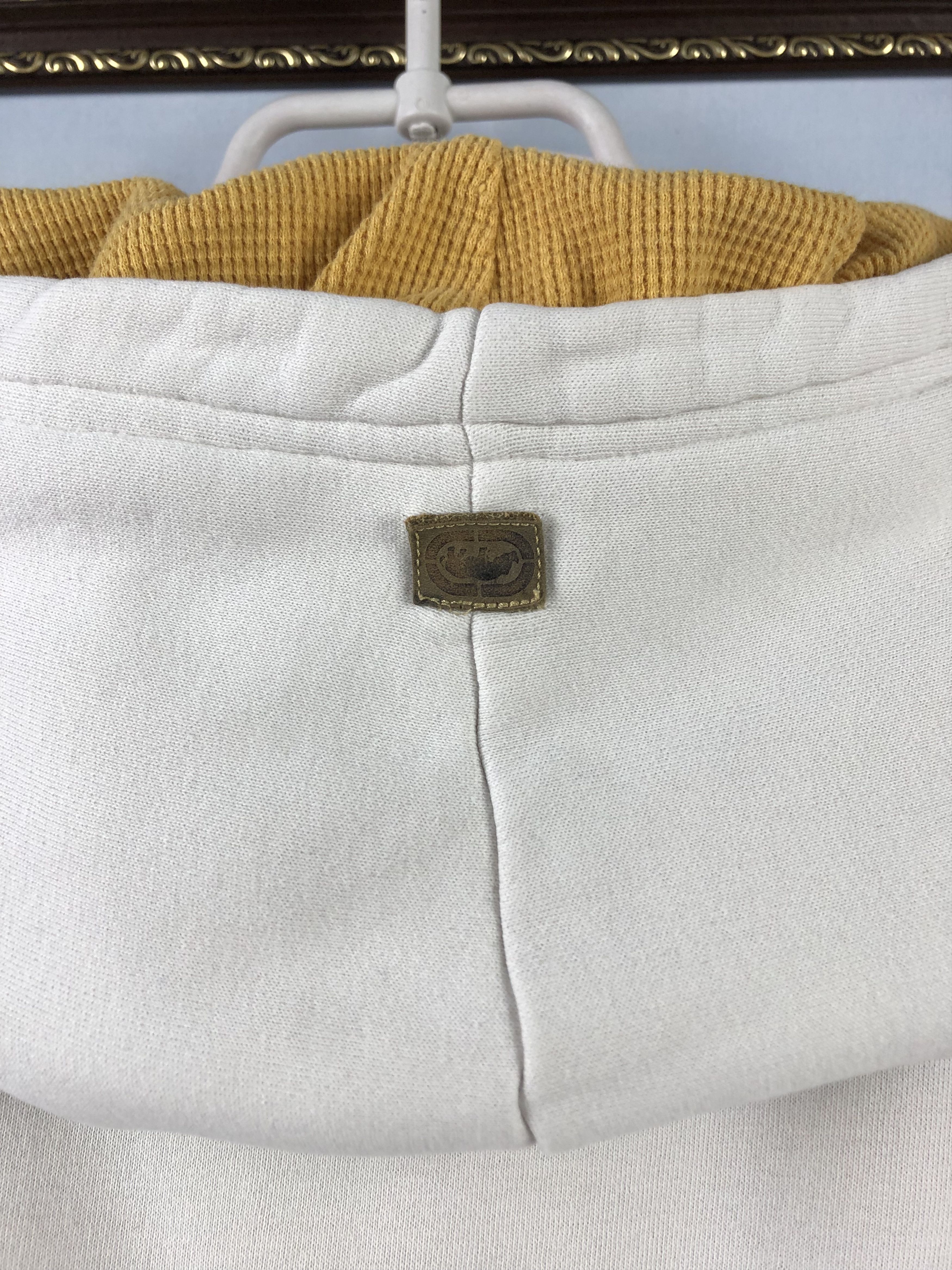 Ecko Unltd. × Vintage Vintage Ecko Unlimited Unltd Zipper Hoodie White Gray Gold Size US L / EU 52-54 / 3 - 23 Thumbnail