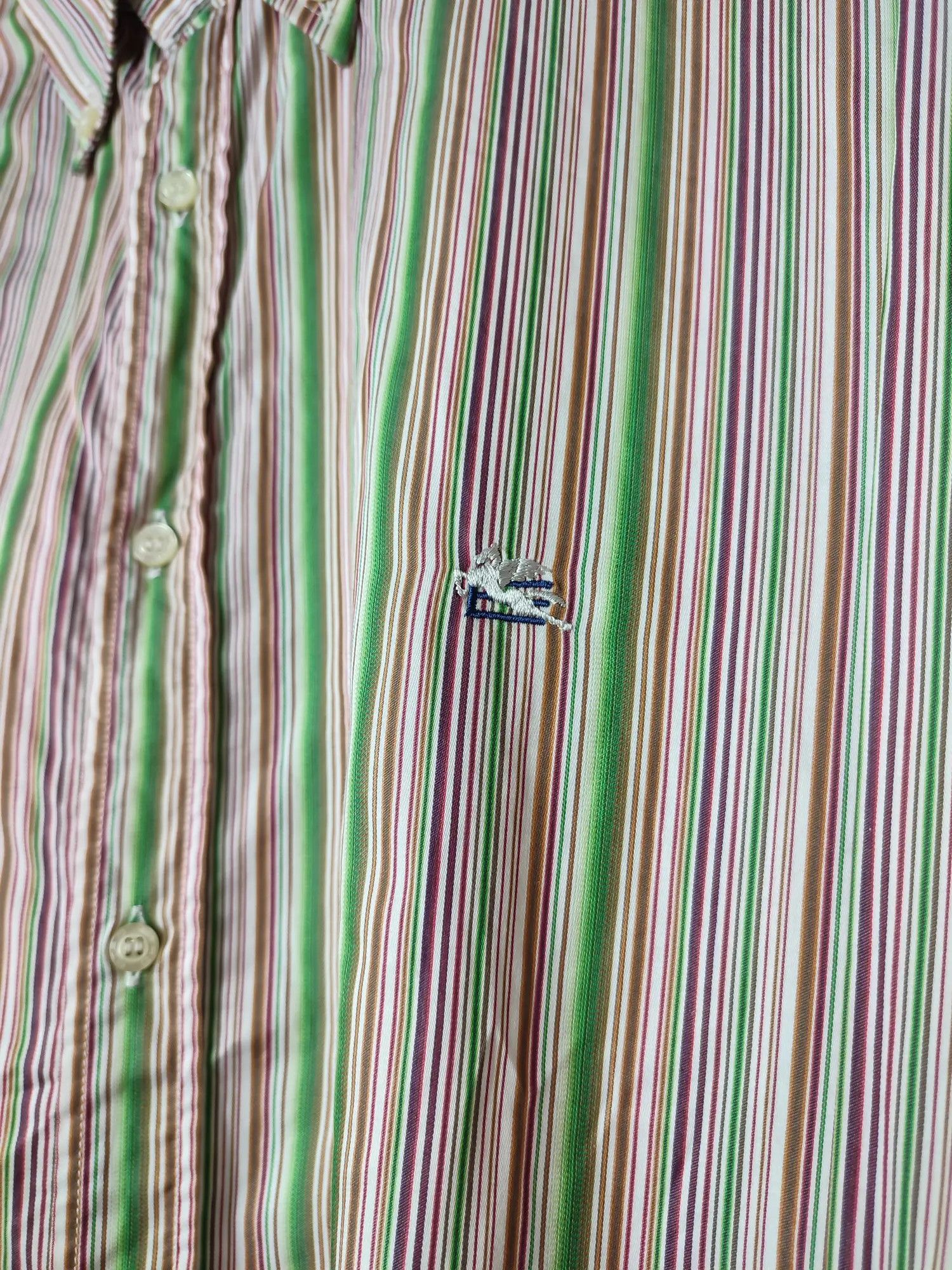 Etro Etro striped slim fit shirt Size US XL / EU 56 / 4 - 2 Thumbnail