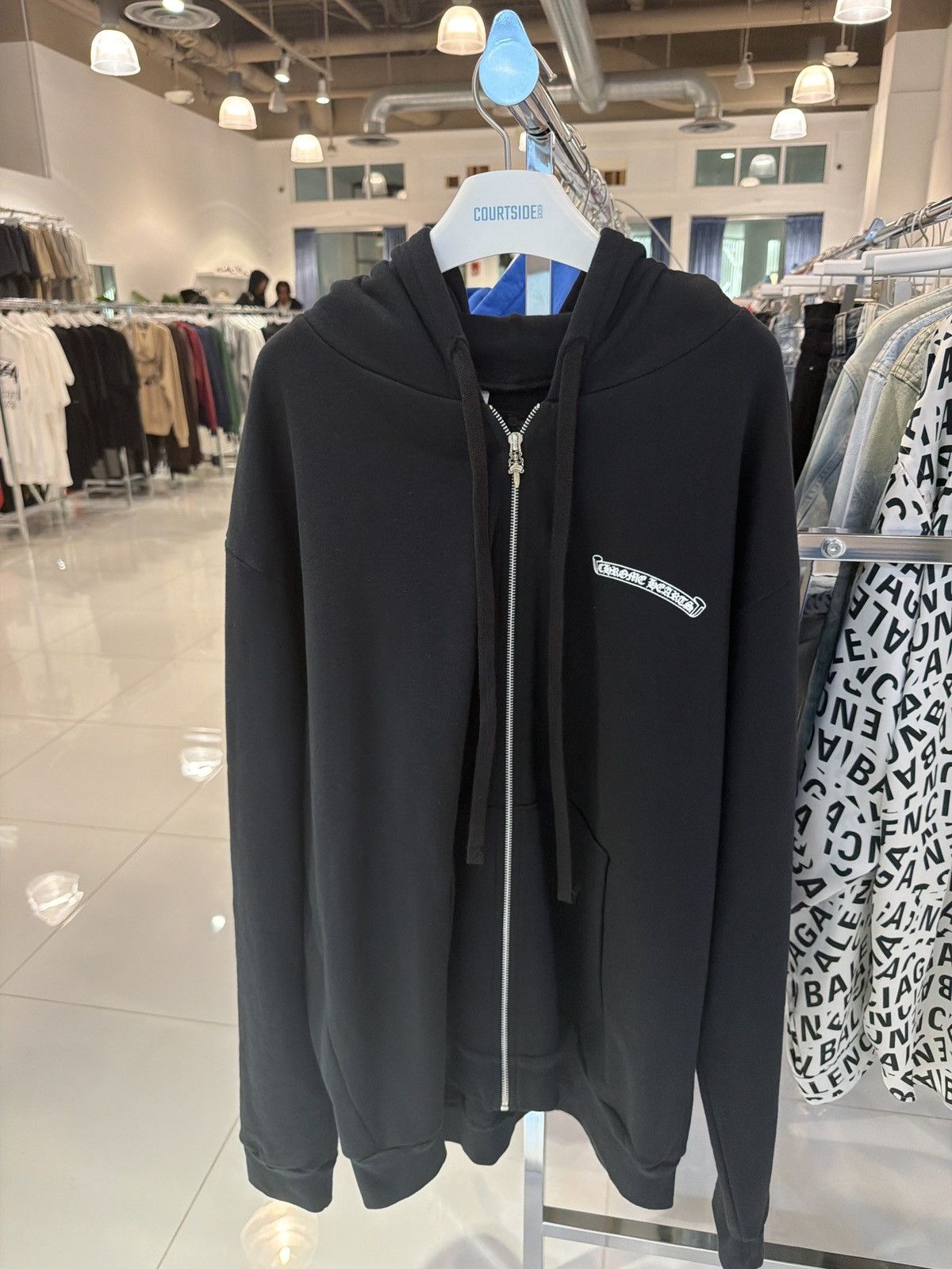Chrome Hearts Chrome Hearts NYC Scroll Black Zip Up Size US XL / EU 56 / 4 - 2 Thumbnail