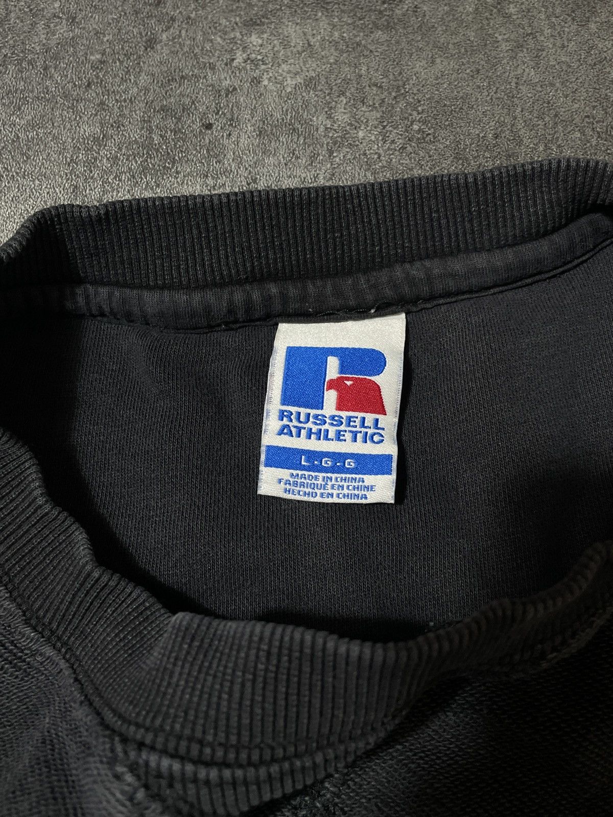 Russell Athletic RARE❗️Russell Athletic Vintage Y2K Embroidered Tee Big Logo Size US L / EU 52-54 / 3 - 4 Thumbnail