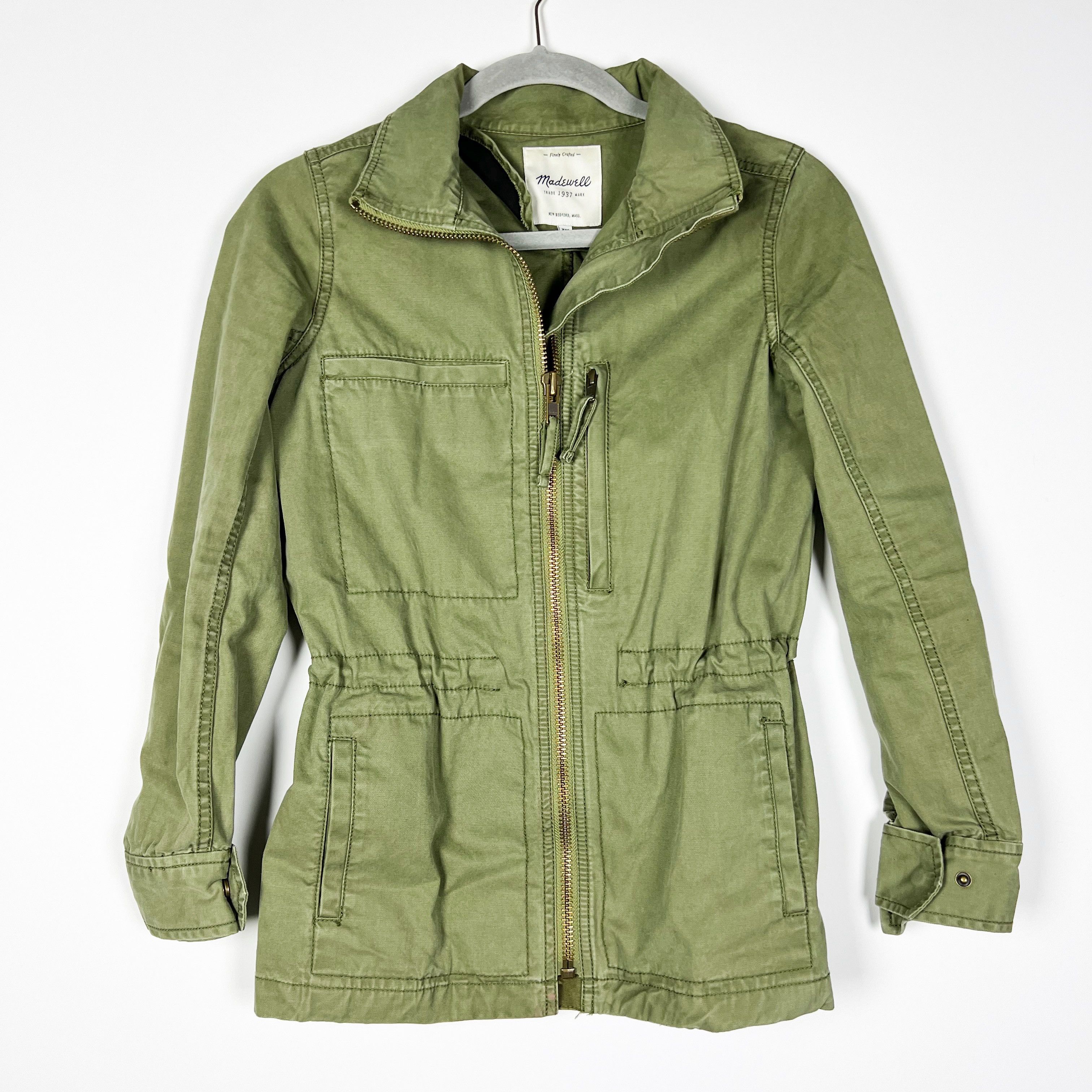 Madewell Women's Fleet Cotton Full Zip Collared