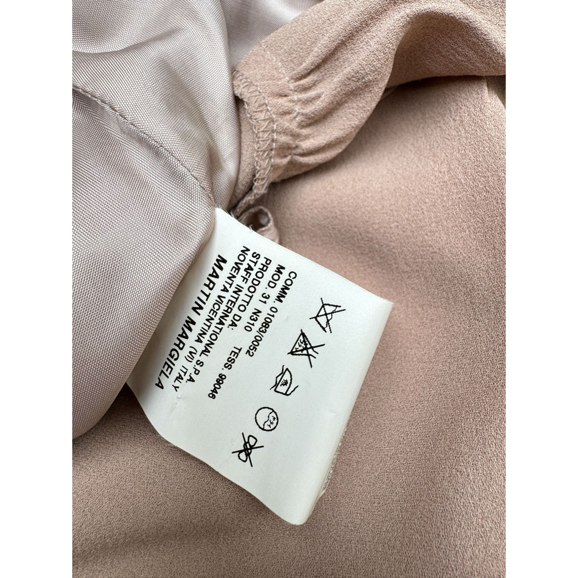 Maison Margiela Fall/Winter 2005 Beige Silk Skirt Size 27" / US 4 / IT 40 - 5 Thumbnail