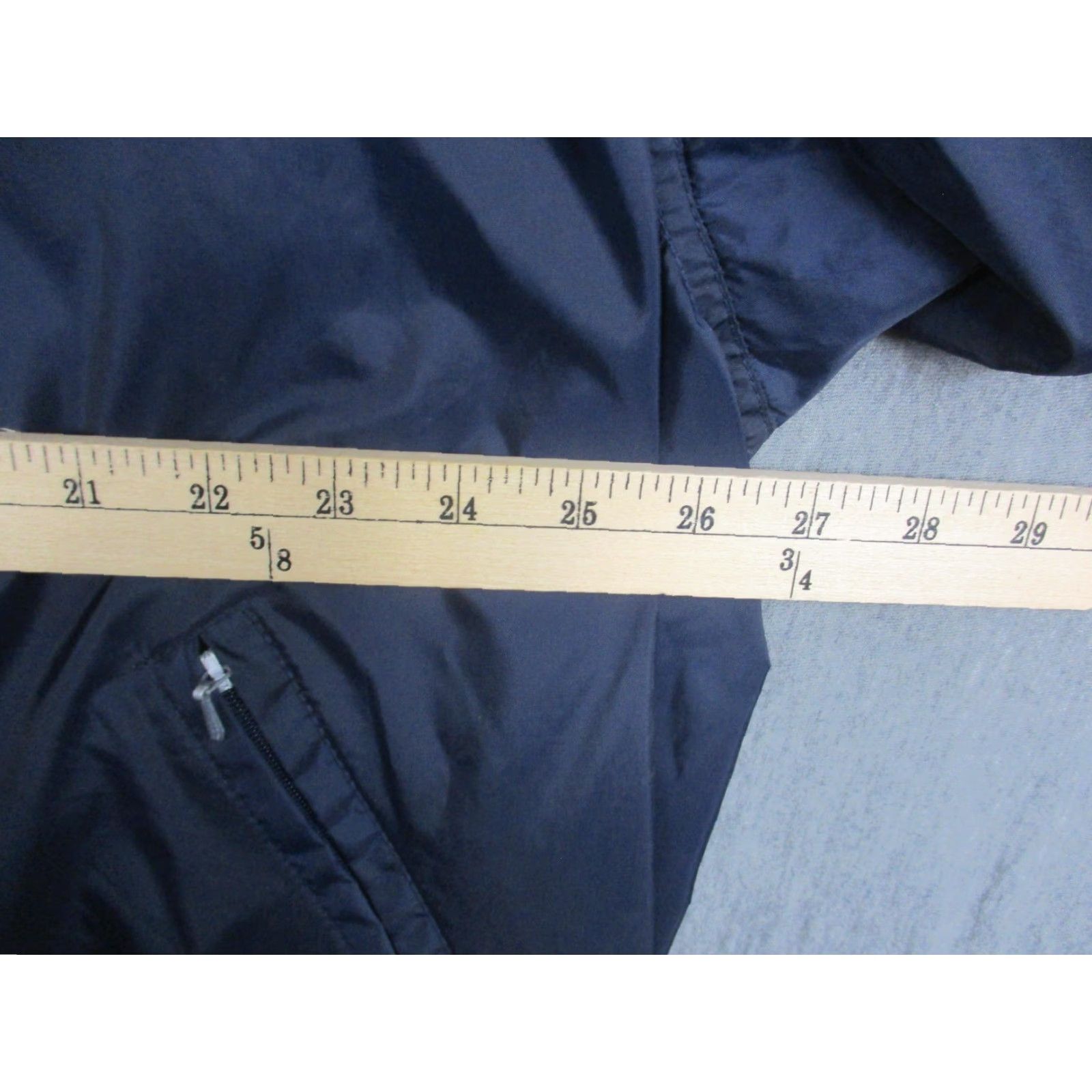 Nike VINTAGE Nike Jacket Mens 2XL Navy Blue Windbreaker Lined Pockets 80s Size US XXL / EU 58 / 5 - 7 Thumbnail
