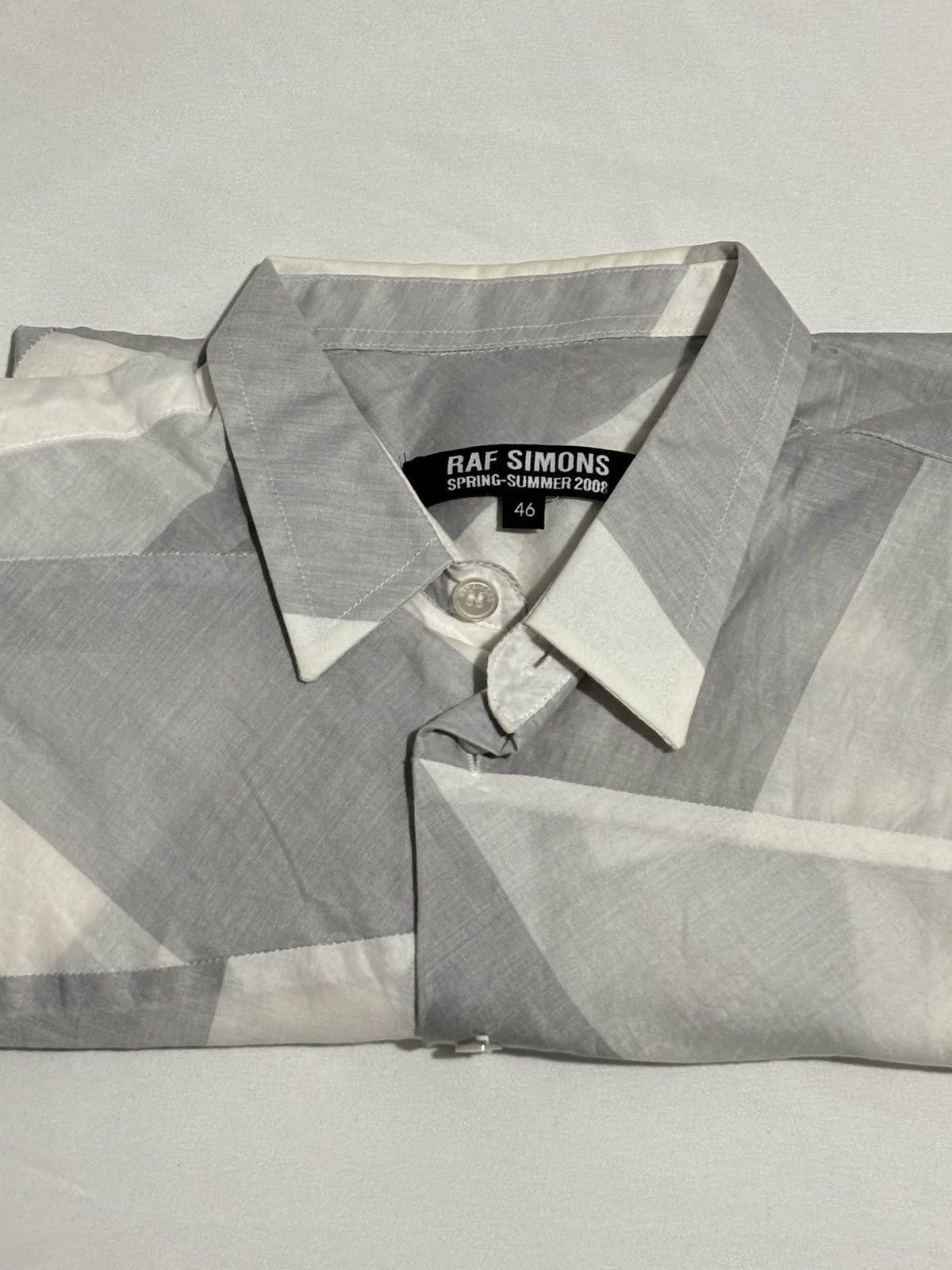 Raf Simons Raf Simons Semi Sheer Geometric Button Up Size US S / EU 44-46 / 1 - 7 Thumbnail
