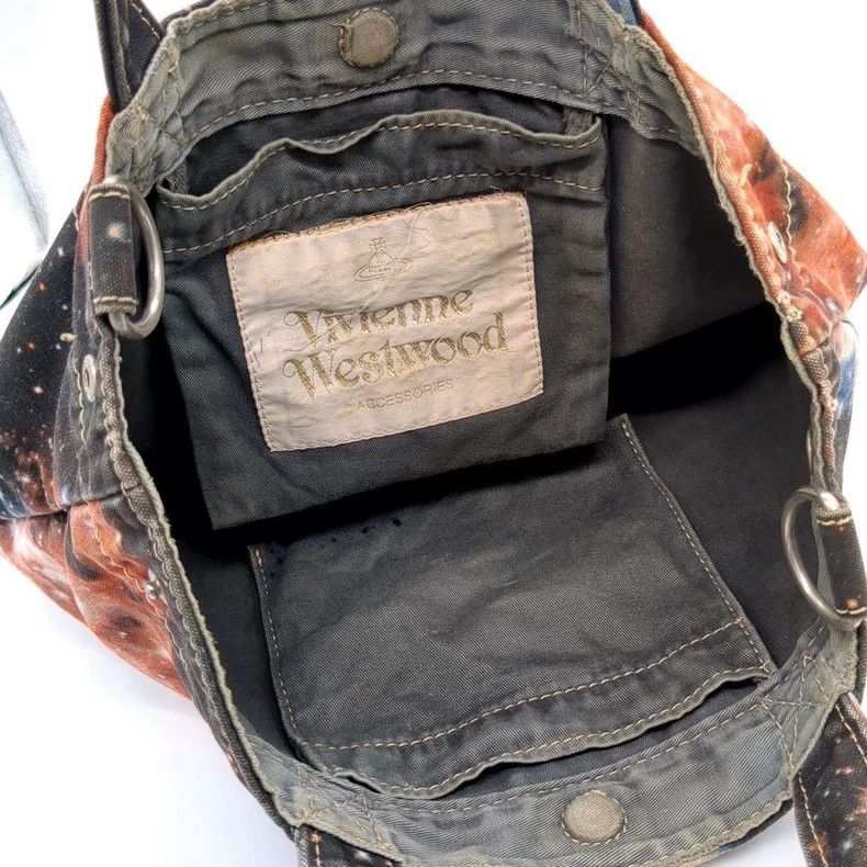 Vivienne Westwood Vivienne Westwood Starry sky canvas bag Size ONE SIZE - 8 Thumbnail