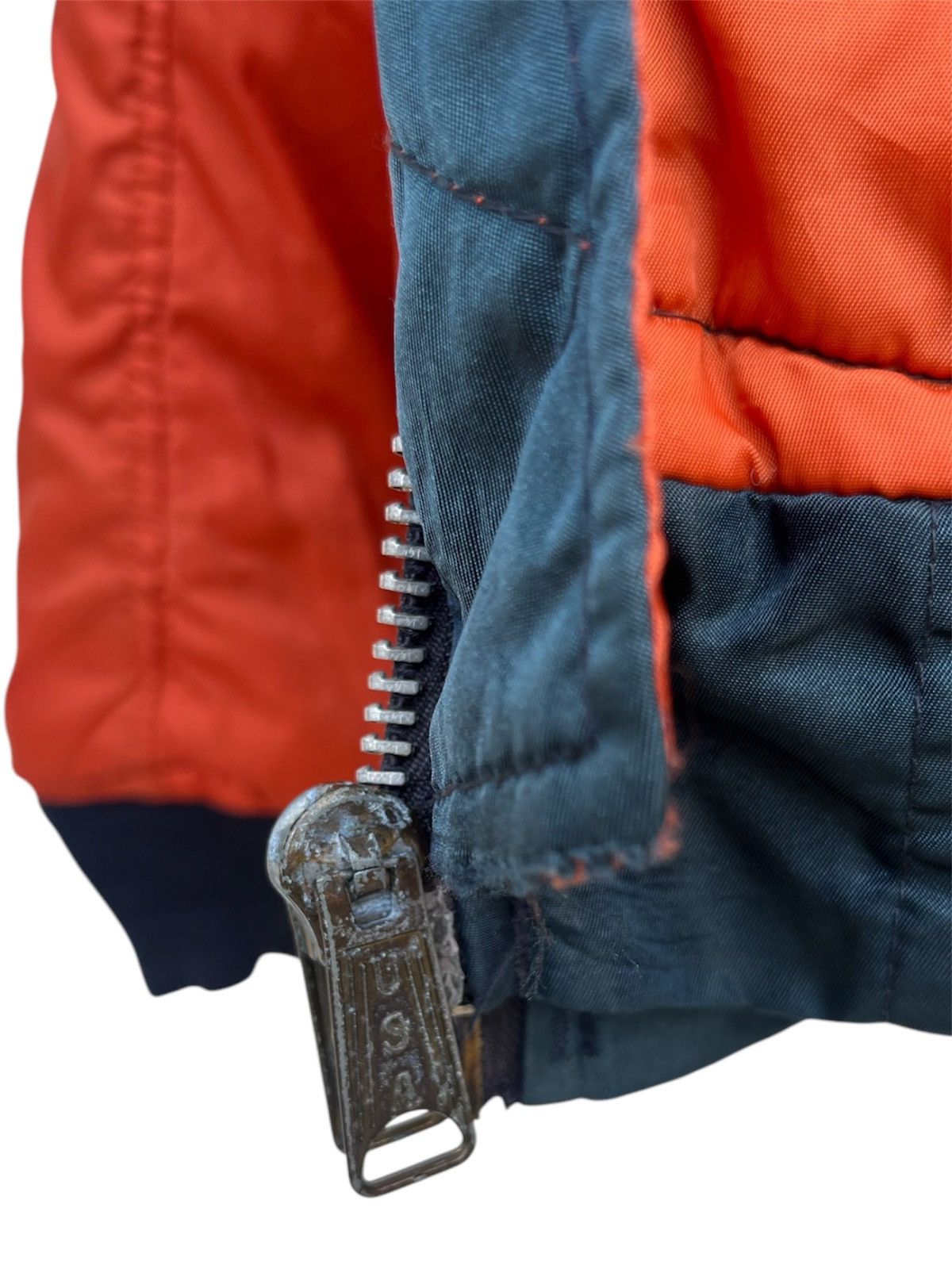 Vintage Vintage Wilker Industries Reversible MA-1 Flight Jacket Size US L / EU 52-54 / 3 - 9 Thumbnail