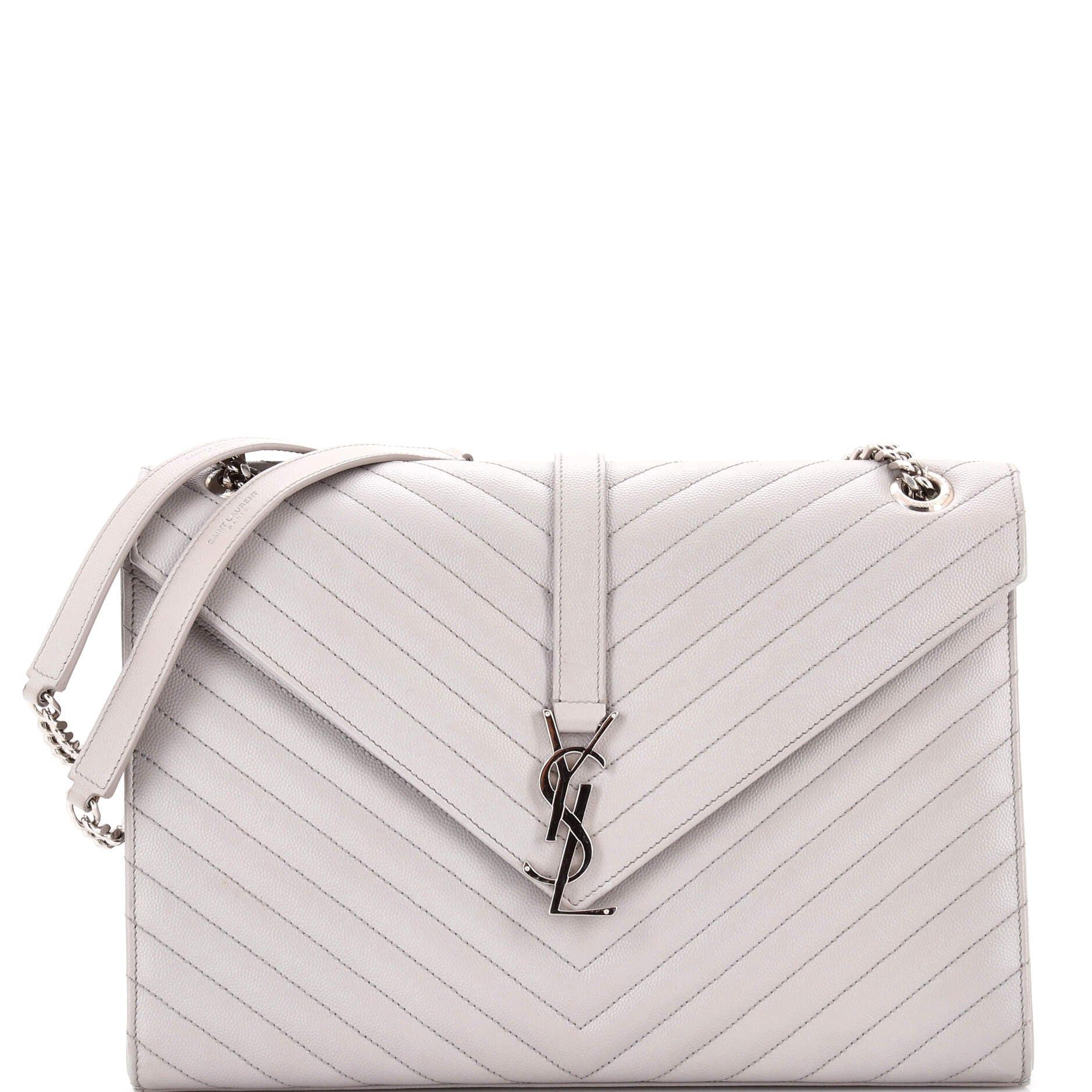 Saint Laurent Paris Classic Monogram Envelope Satchel Size ONE SIZE - 1 Thumbnail