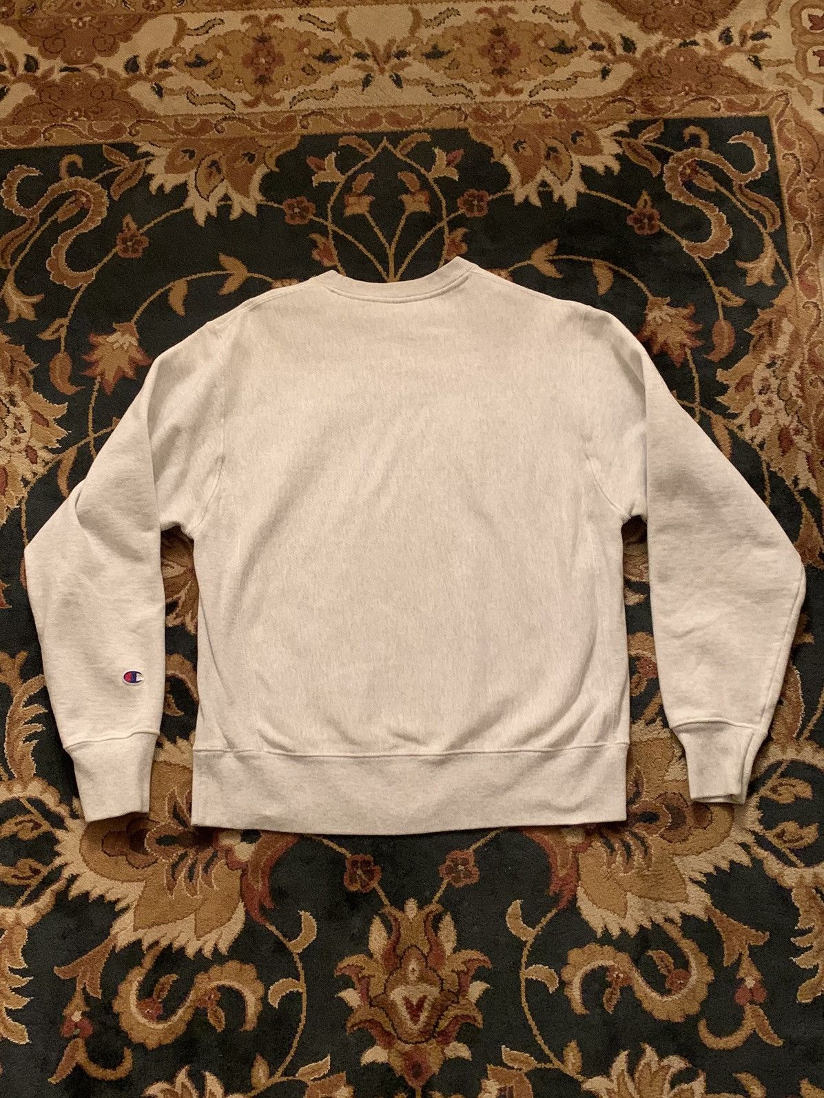 Champion Vintage Y2K Champion Reverse Weave Light Grey LS Sweatshirt Size M / US 6-8 / IT 42-44 - 2 Thumbnail