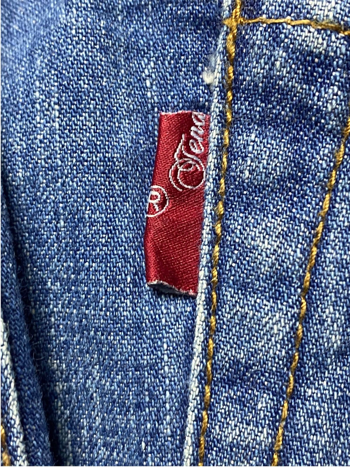 Japanese Brand Vintange Tendor Shashiko Boro Patched Distressed Loose Jeans Size US 36 / EU 52 - 13 Thumbnail