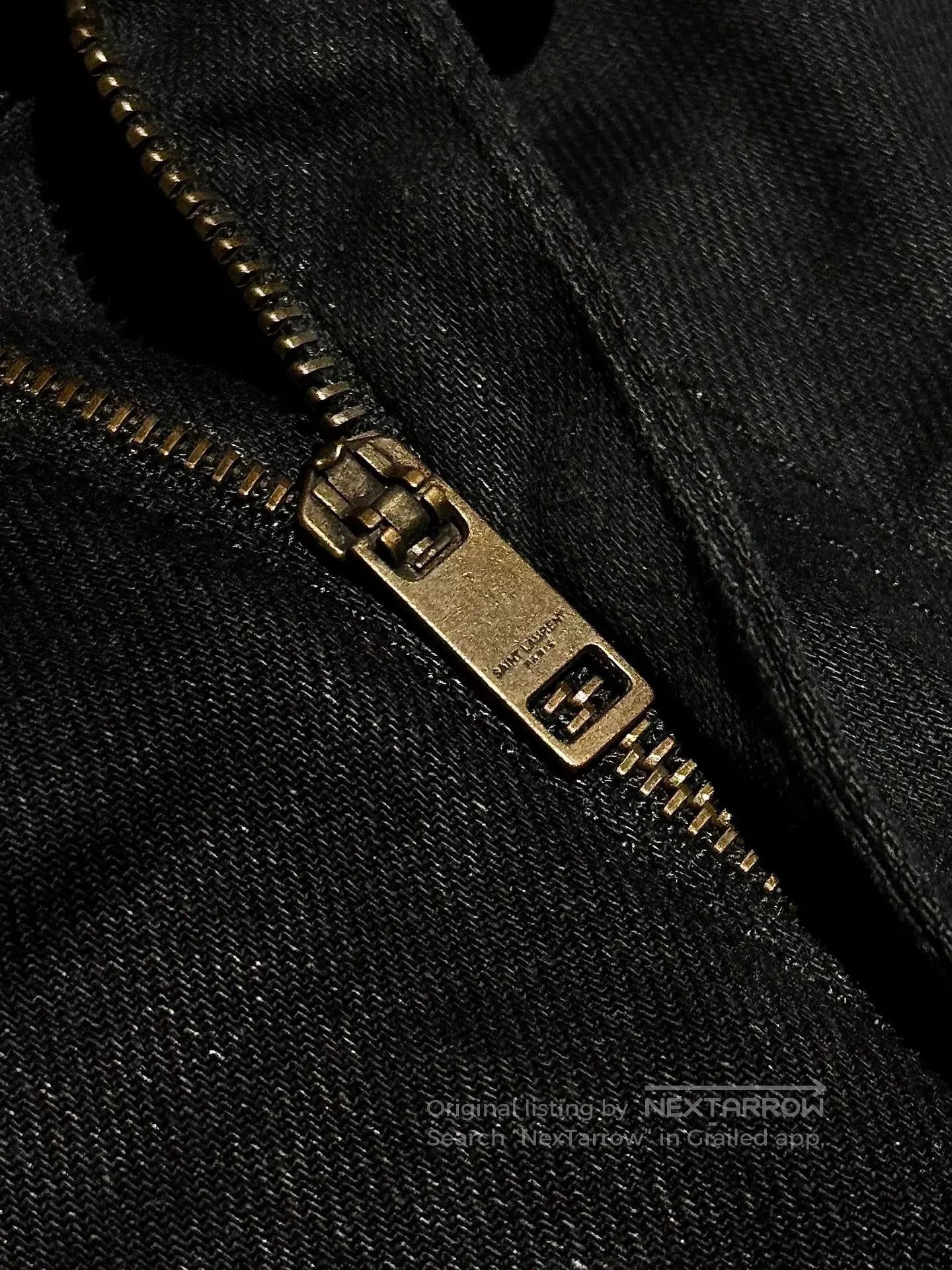 Saint Laurent Paris Saint Laurent D02 Slim Black Denim. Size US 29 - 3 Thumbnail