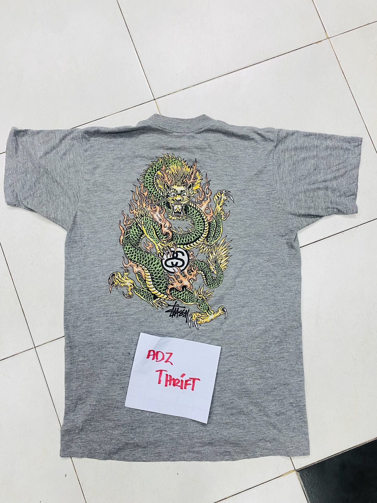 Stussy × Vintage vintage 90’s stussy dragon Size US M / EU 48-50 / 2 - 3 Thumbnail