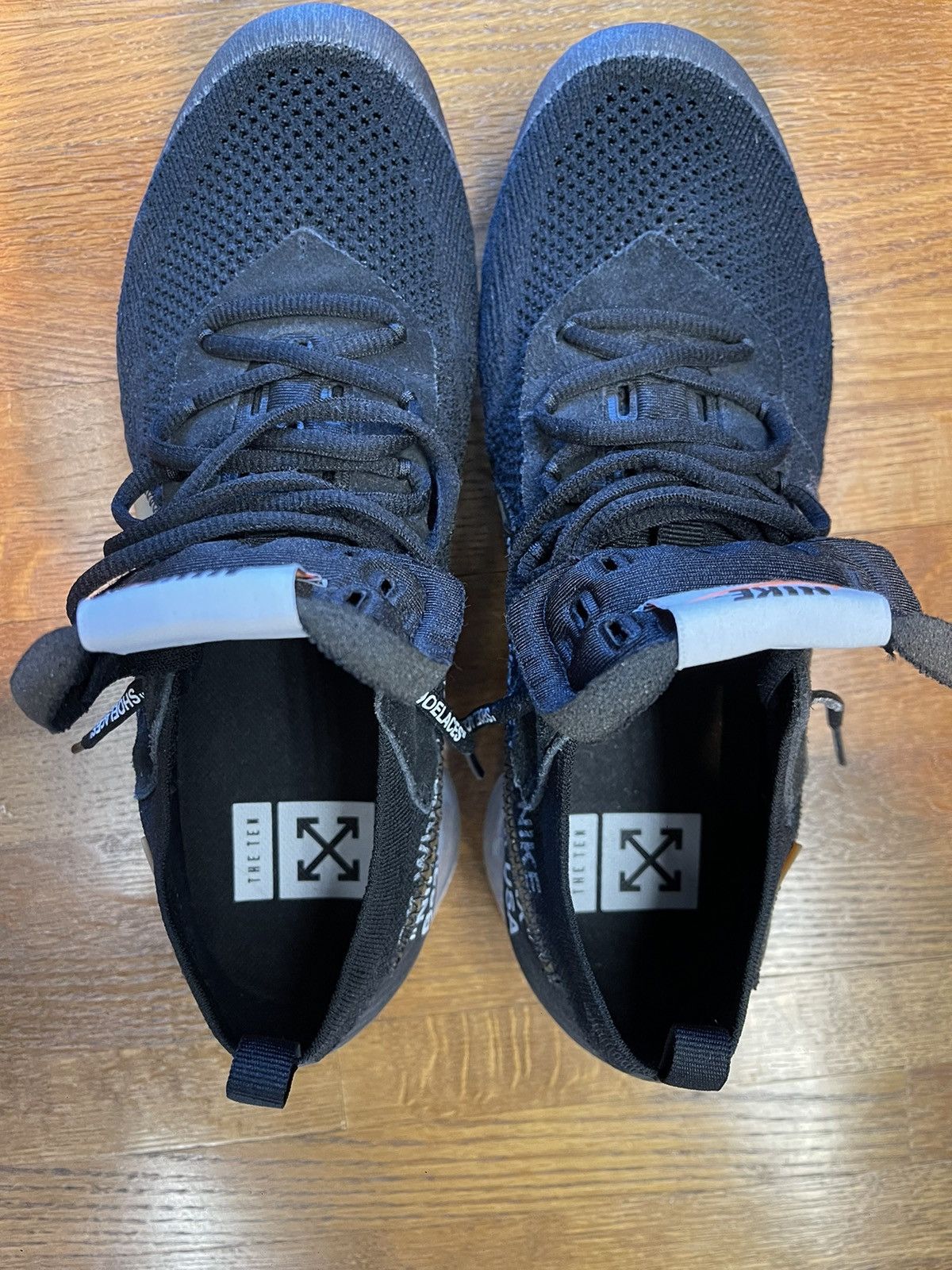 Nike × Off-White Nike Air VaporMax Off-White black (2018) Shoes Size US 11 / EU 44 - 9 Thumbnail
