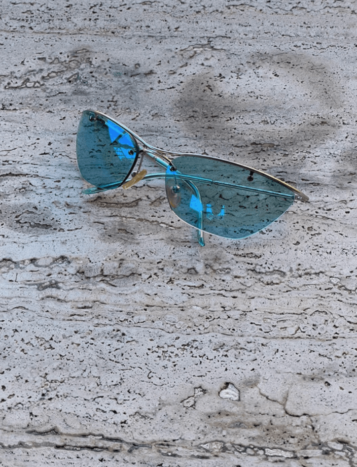 Dior × John Galliano × Vintage Christian Dior Sunglasses Flash Pop Shield Vintage Size ONE SIZE - 1 Thumbnail