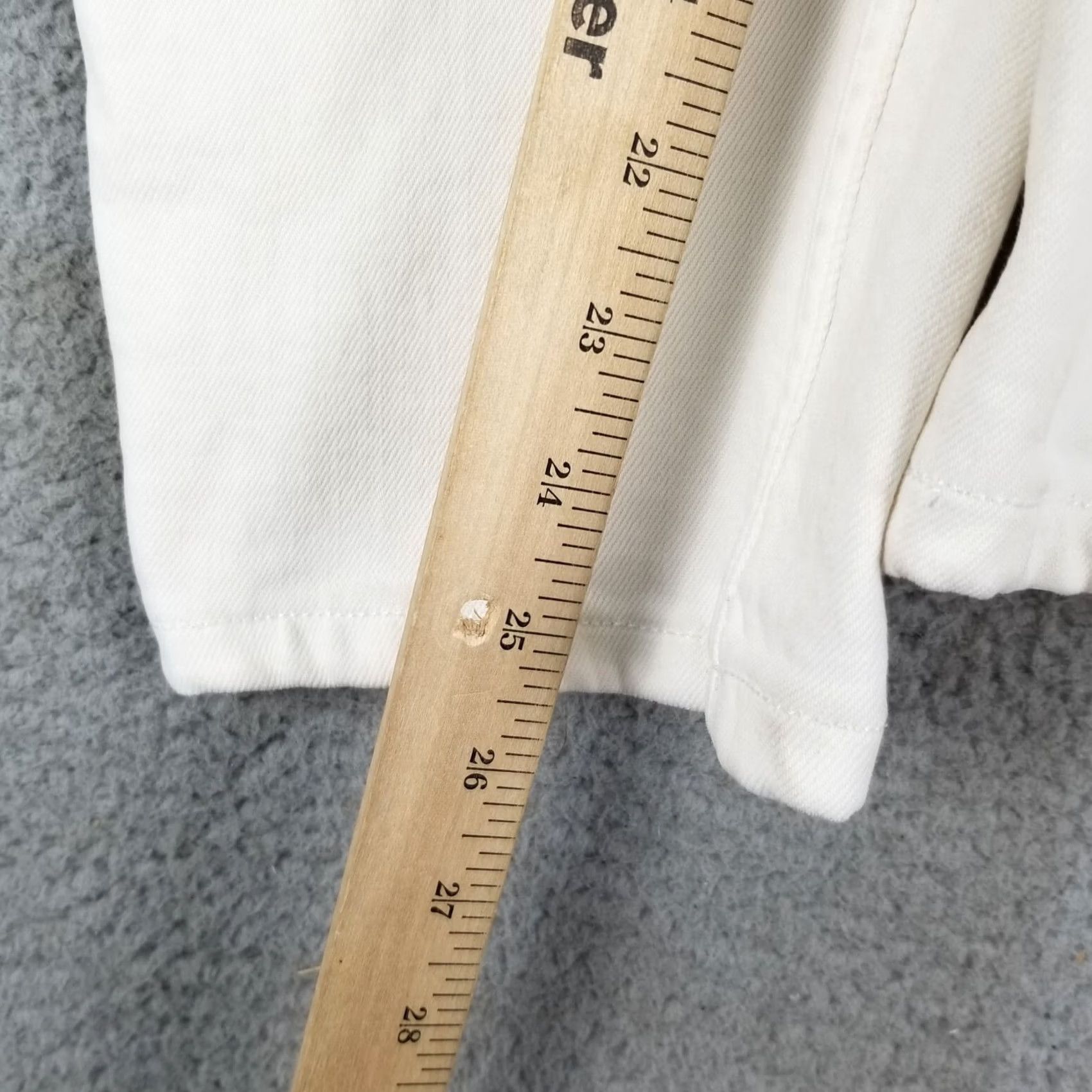 Everlane Everlane The Curvy Cheeky Jean Crop White Jeans Size 23 Womens Size 40" / US 18 - 4 Thumbnail
