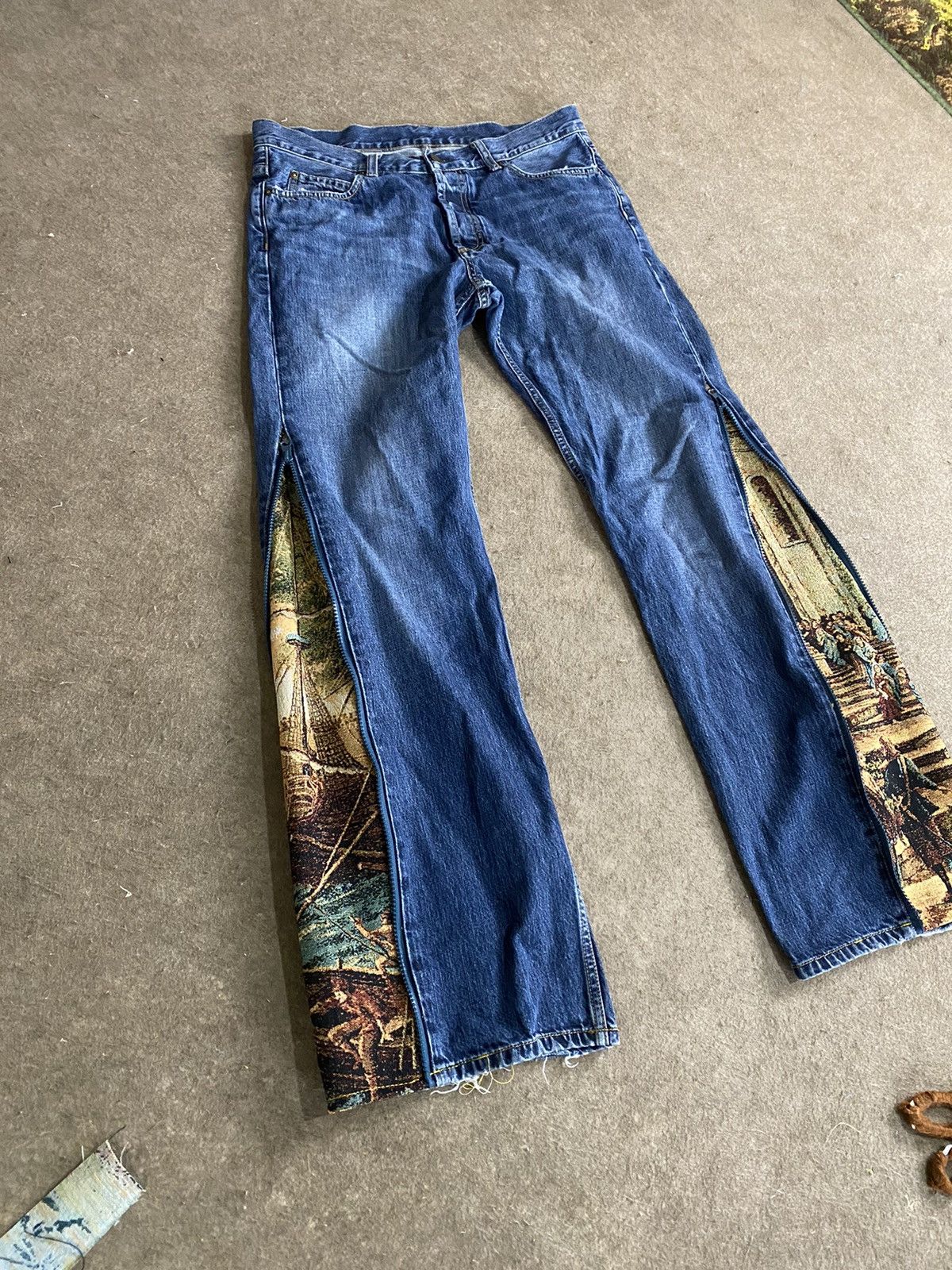 Carhartt distressed Texas pants barocco style