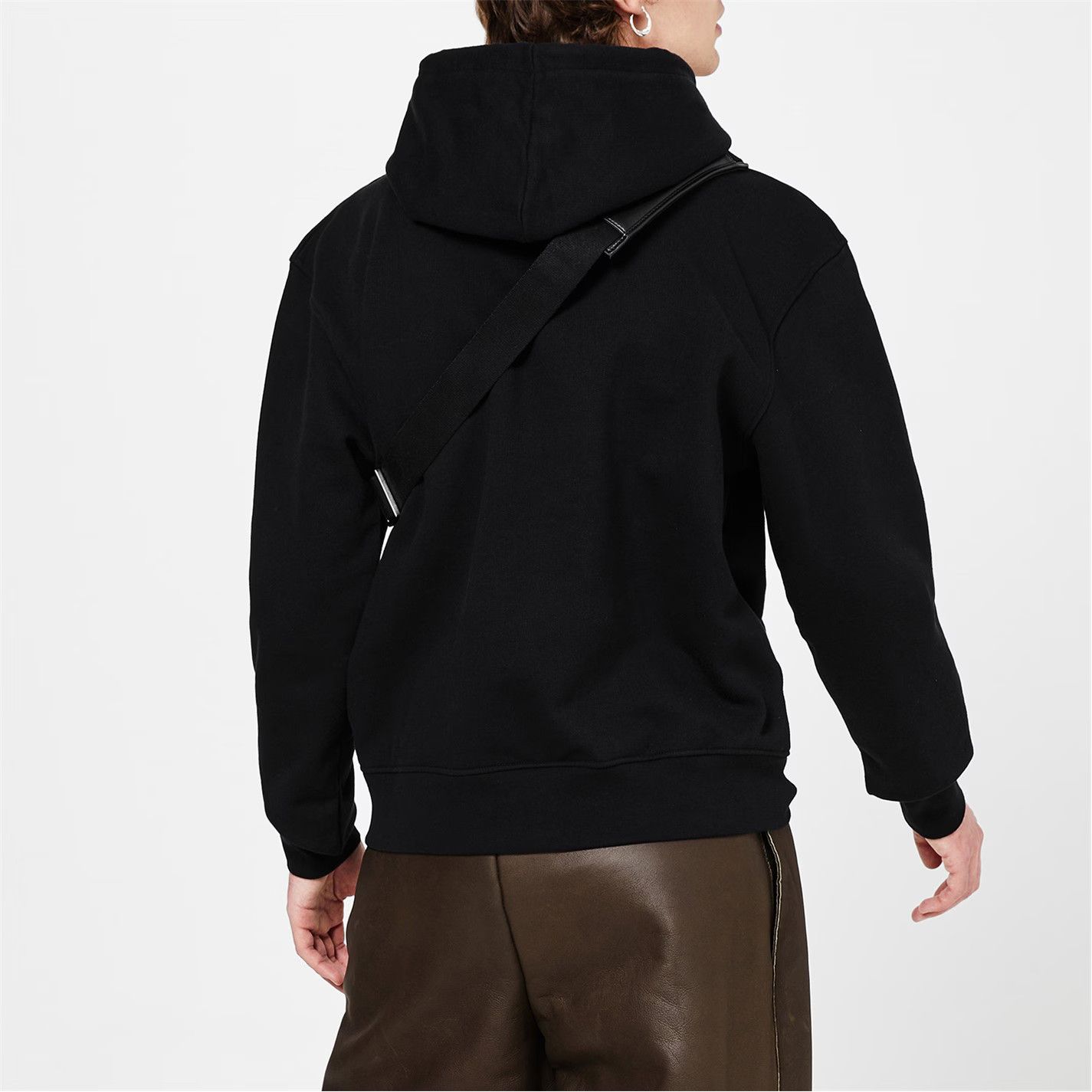 Jacquemus o1g2r1mq0426 Gros Grain Hoodie in Black Size US XS / EU 42 / 0 - 3 Thumbnail