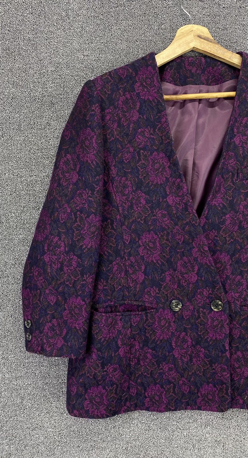 Japanese Brand Vintage Japanese Flowering Cardigan Coat Jacket Size M / US 6-8 / IT 42-44 - 3 Thumbnail