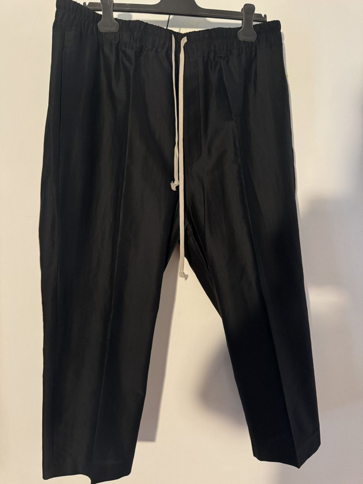 image of Rick Owens Mainline Cropped Astaire in Black, Men's (Size 36)