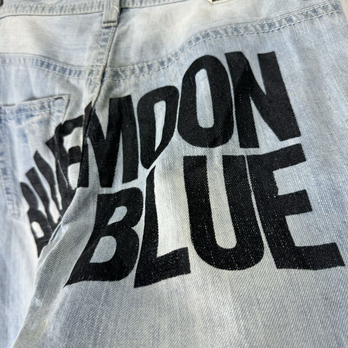Blue Blue Japan ☀️BLUE MOON BLUE DENIM JEANS SINGLE POCKET PANTS Size US 32 / EU 48 - 7 Thumbnail