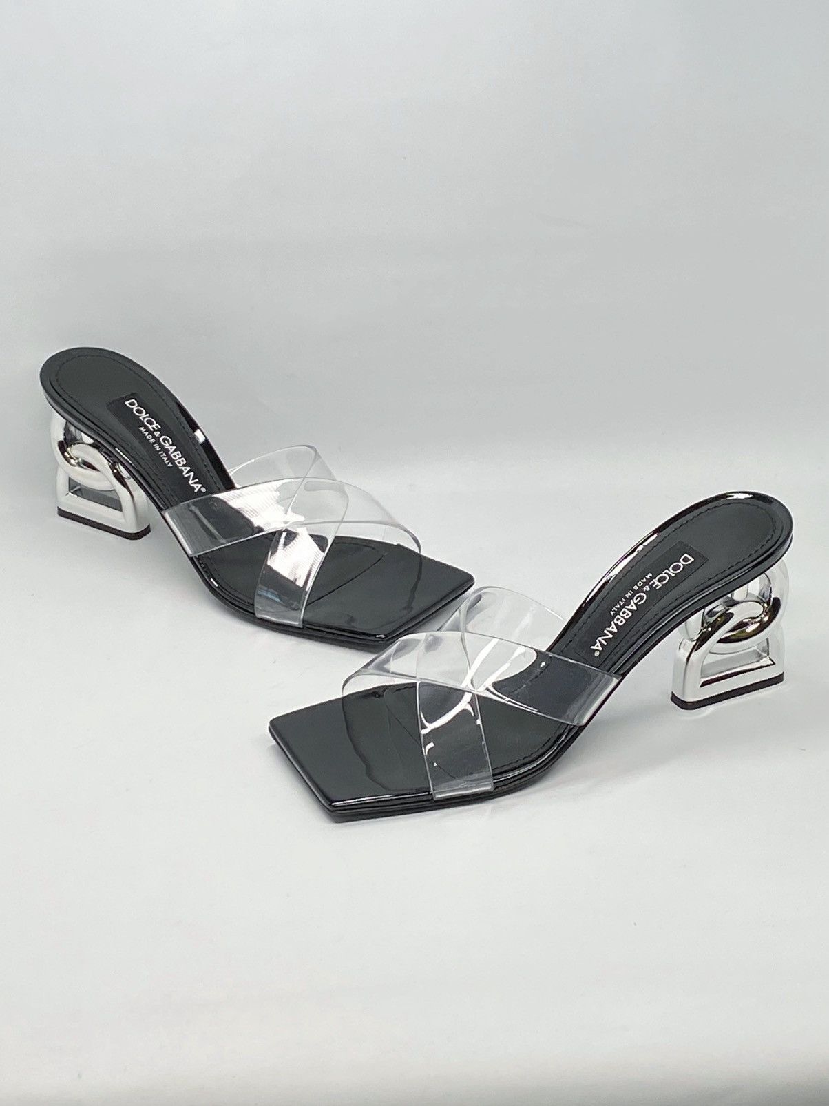 Dolce & Gabbana Dolce&Gabbana DG Heel PVC Mules size 37.5 Size US 7.5 / IT 37.5 - 10 Thumbnail