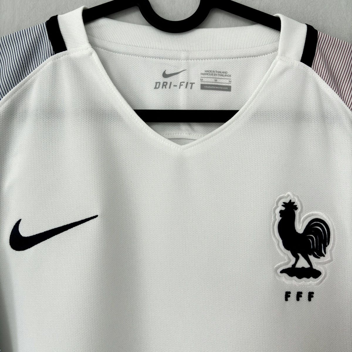 Nike × Vintage NEW 2016 France Game Issue Nike Away Kit Soccer Jersey Tee Size US M / EU 48-50 / 2 - 4 Thumbnail