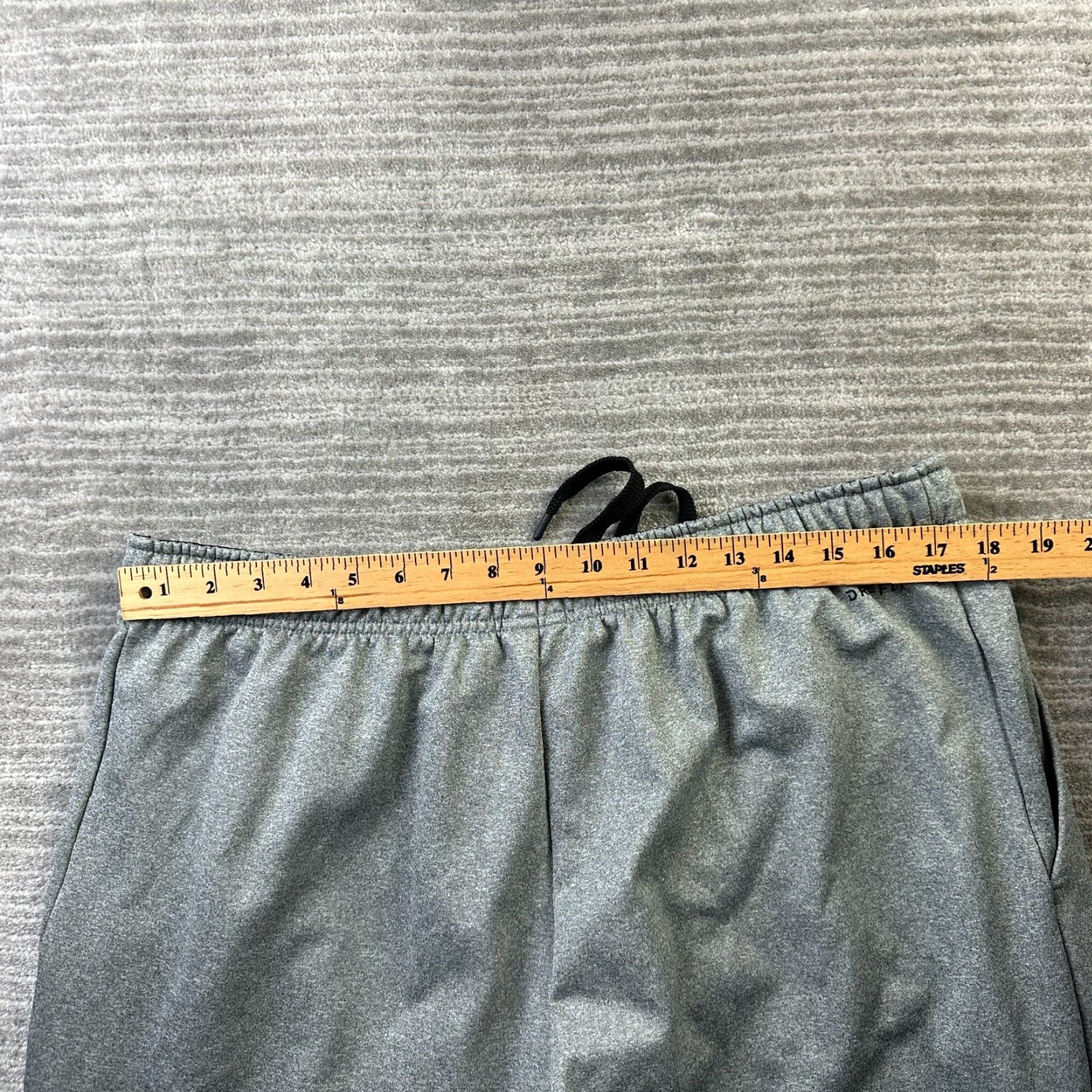 Nike Nike Pants Mens 2XL Gray Dri-FIT Sweatpants Training Gym Regular Waist 36 In Pockets Adjustable Size US 39 - 7 Thumbnail