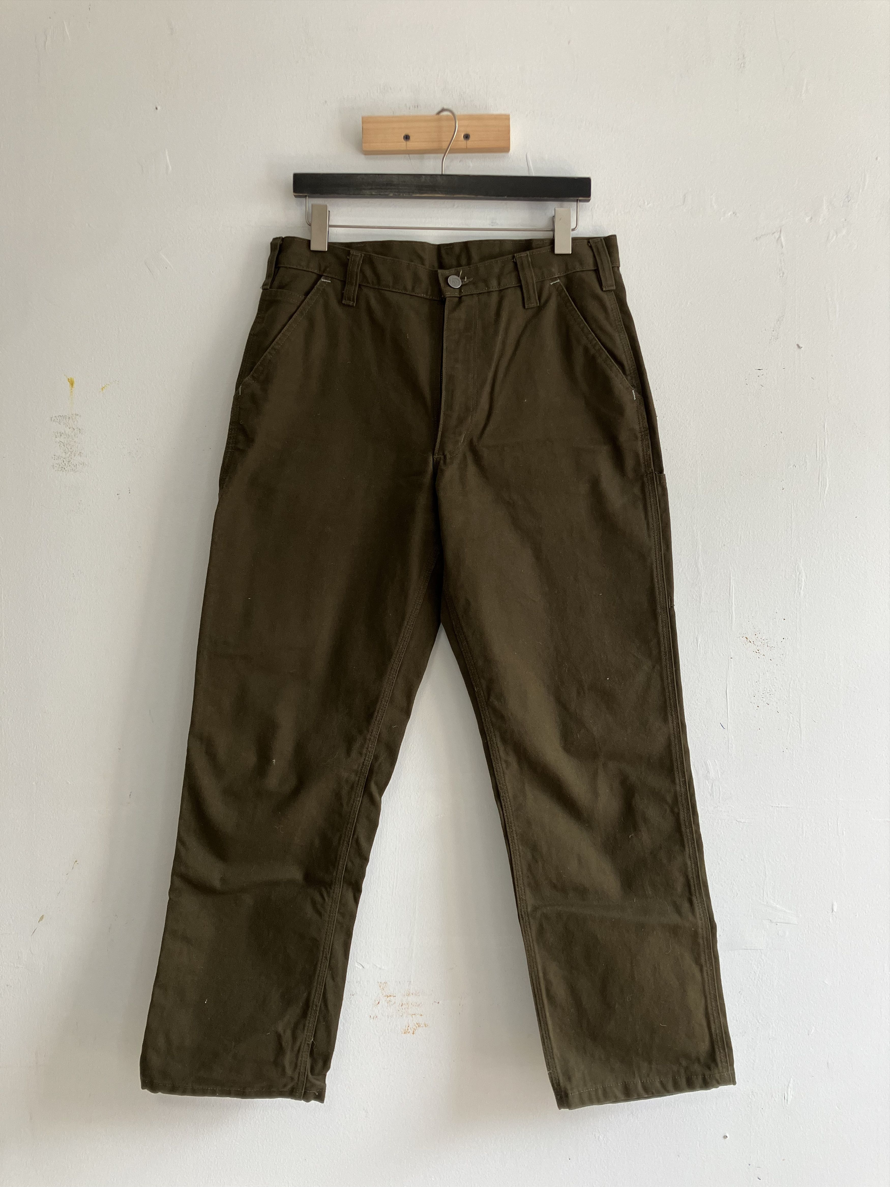 Other Dave's New York Foundation Pant Single Front in Olive Size US 33 - 3 Thumbnail