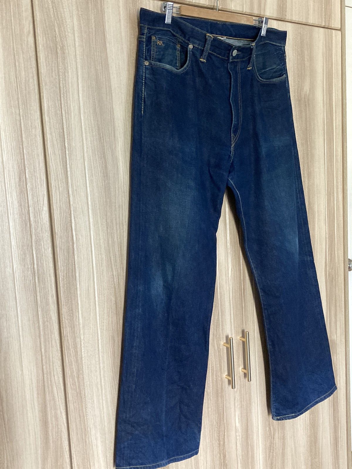 Ralph Lauren RRL Double RL Straight Indigo Denim Jeans Size US 38 / EU 54 - 4 Thumbnail