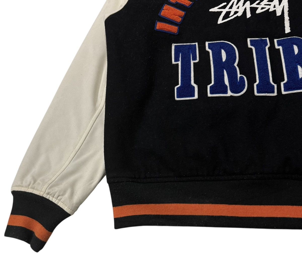 Stussy Vintage Stussy International Tribe Wool Varsity Jacket Size US L / EU 52-54 / 3 - 4 Thumbnail