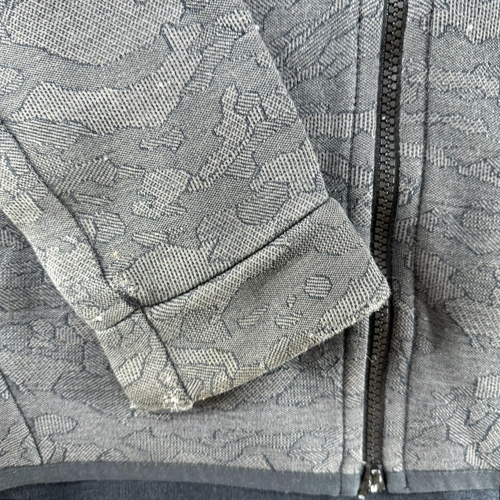 Nike Nike Hoodie Full Zip Mens L Grey Camo Fleece Windrunner Tech Fleece Sweatshirt Sweatshirt Size US L / EU 52-54 / 3 - 5 Thumbnail