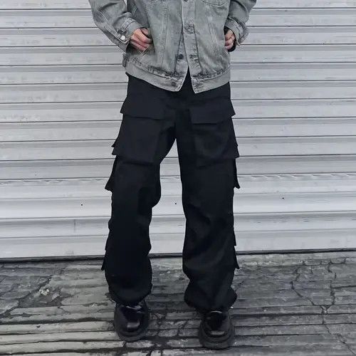 Jean Black Cargo Jeans Size US 30 / EU 46 - 2 Thumbnail