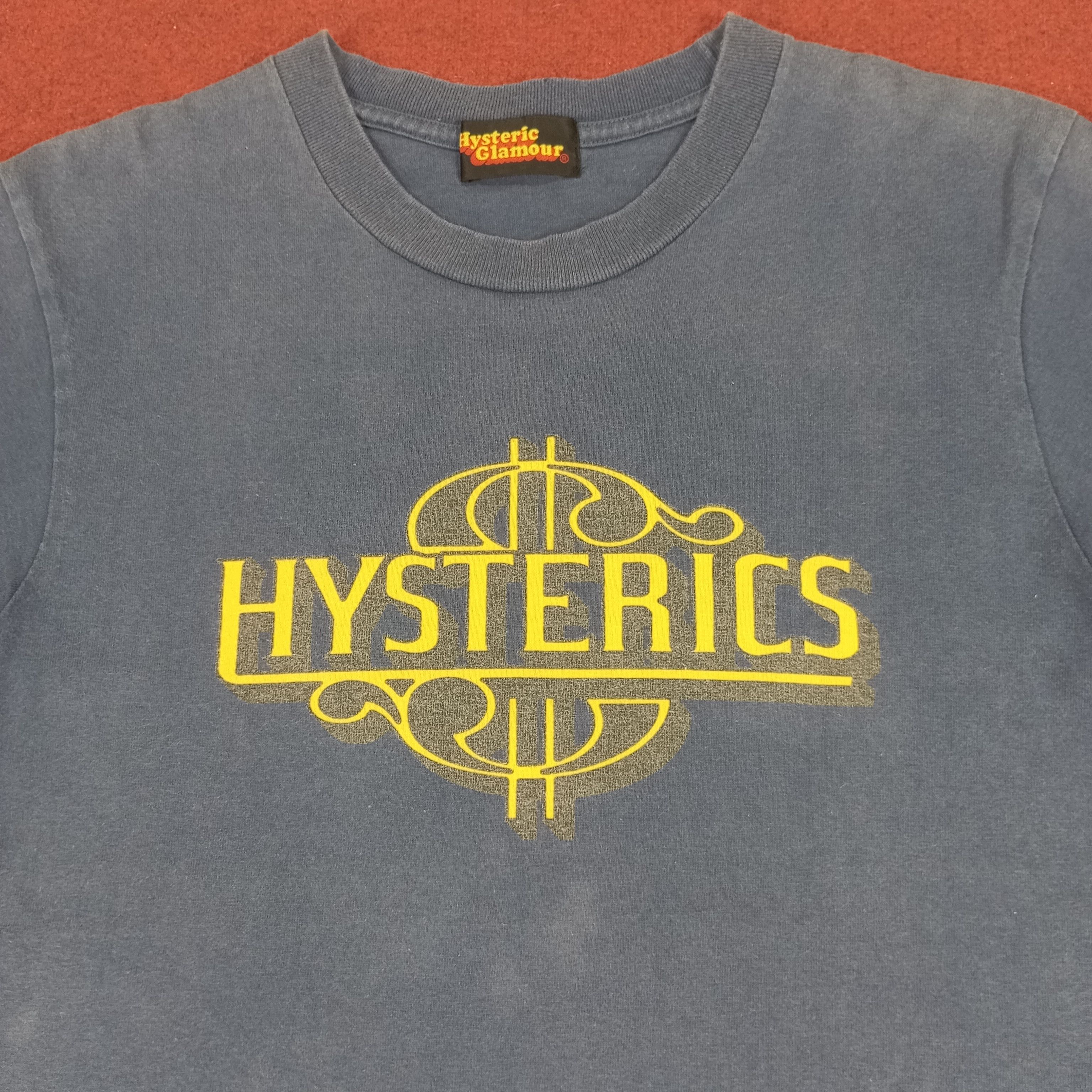 Hysteric Glamour × Japanese Brand × Vintage Hysteric Glamour Japanese Brand Dollar Design Style Tshirt Size US S / EU 44-46 / 1 - 2 Thumbnail