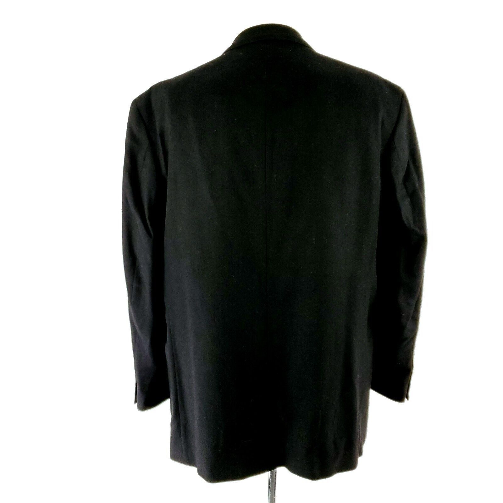 Oscar De La Renta Oscar De La Renta Wool Cashmere Nylon 3 Button Sport Coat 44 Size 44R - 5 Thumbnail