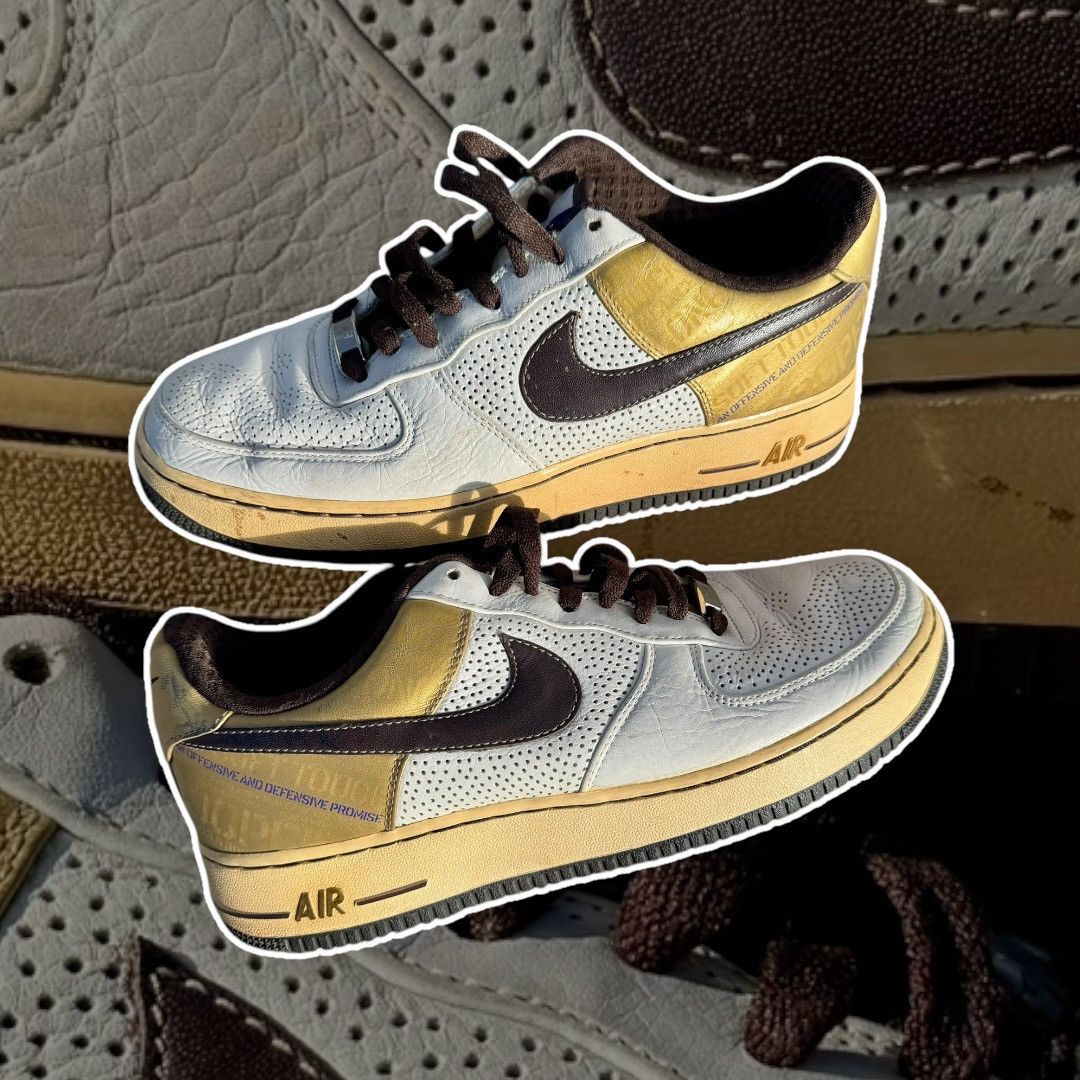 Nike 2007 Nike Air Force 1 Low “Micheal Cooper” Size US 9 / EU 42 - 2 Thumbnail