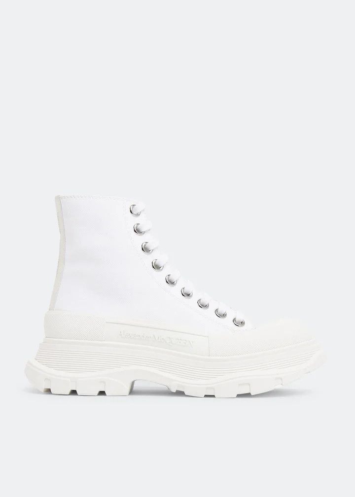 Alexander McQueen o1w1db10925 Tread Slick Boot in White Size US 10.5 / IT 40.5 - 2 Thumbnail
