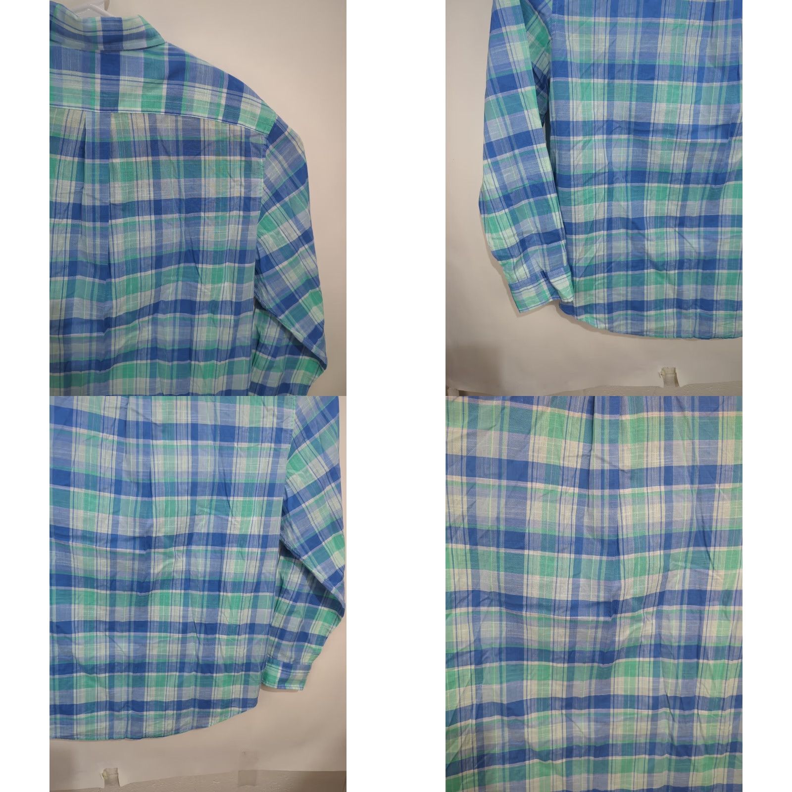 Vineyard Vines Vineyard Vines Mens Shirt Murray Button Down Long Sleeve Plaid Classic Fit Multicolor Blue CSVC? Size US L / EU 52-54 / 3 - 10 Thumbnail