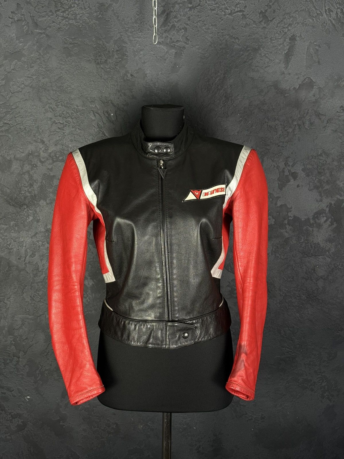 Dainese Vtg Dainese Women One Piece Leather Motorcycle Racing Suit Size XL / US 12-14 / IT 48-50 - 2 Thumbnail