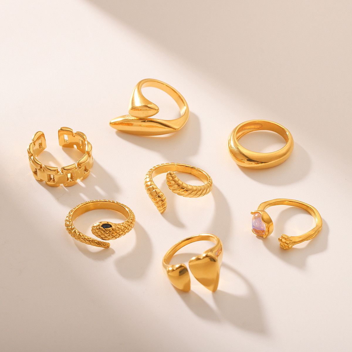 Jewelry New Design Jewelry Rings Open Size Chrome Ring (Size 7-13) Size ONE SIZE - 4 Thumbnail