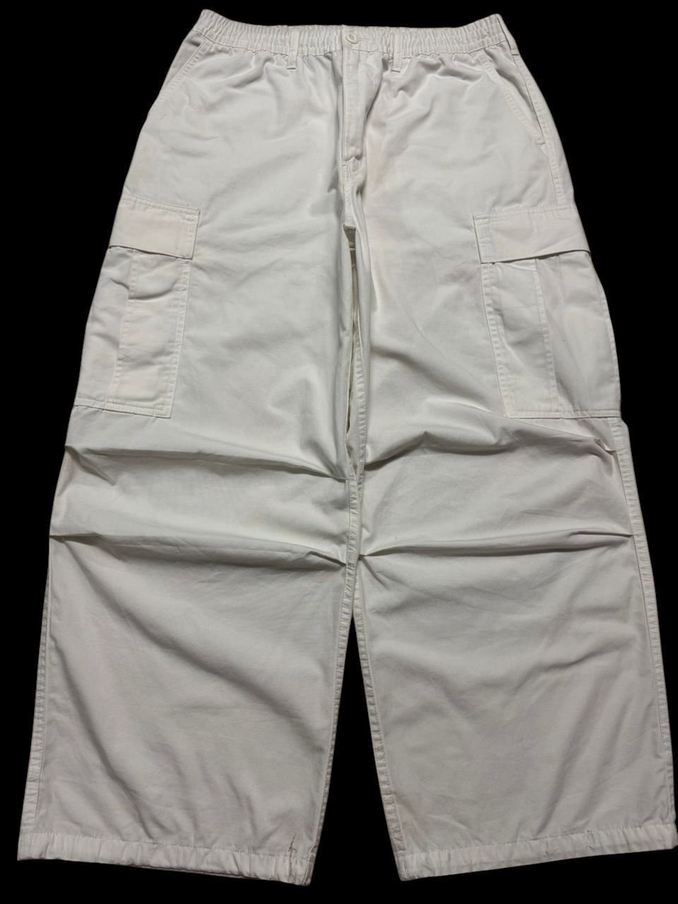 GU GU Ballon Parachute Cargo Yohji Yamamoto Style White Size US 34 / EU 50 - 2 Thumbnail