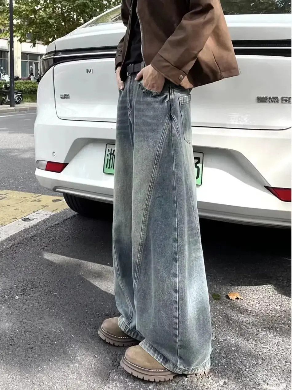 Japanese Brand Straight and loose wide leg jeans Size US 32 / EU 48 - 5 Thumbnail