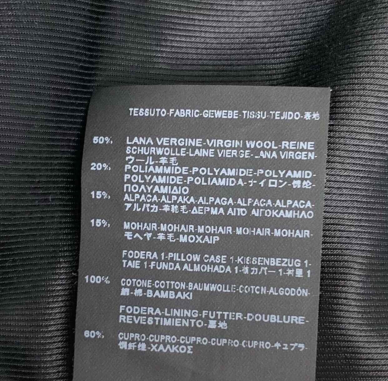 Saint Laurent Paris Saint Laurent SLP black and white wool blend coat jacket Size US XS / EU 42 / 0 - 8 Thumbnail