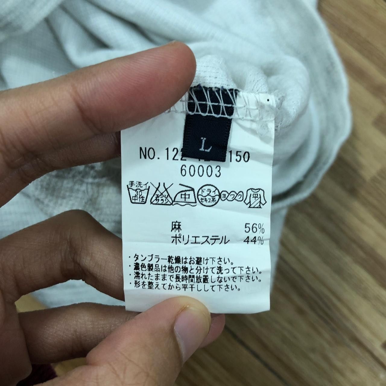 Ships Jet Blue SHIPS JET BLUE Flanders Linen Tee Shirt Top Made In Japan Size US M / EU 48-50 / 2 - 6 Thumbnail